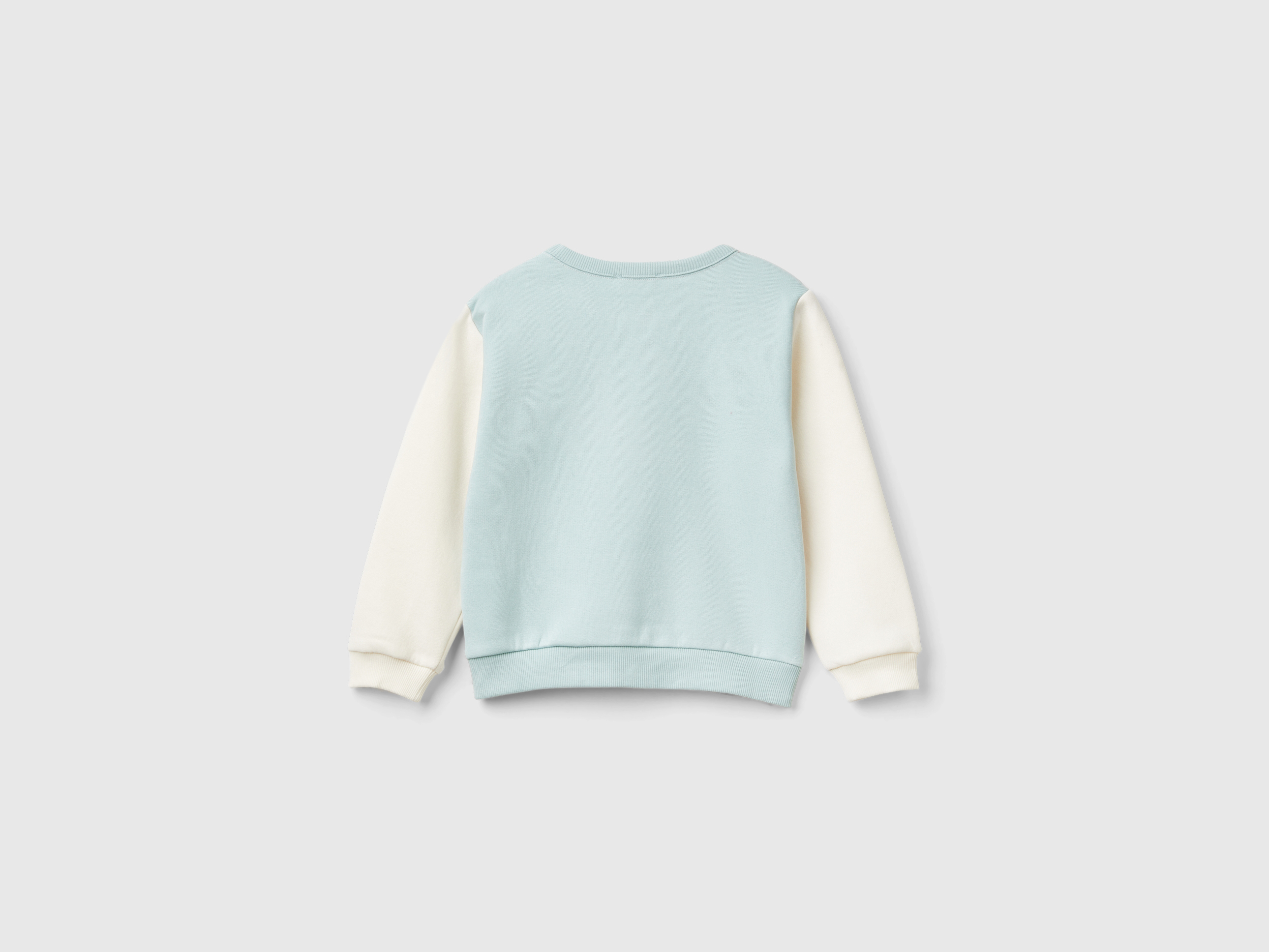 Sweat-shirt brossé avec impression pailletée – Image 2