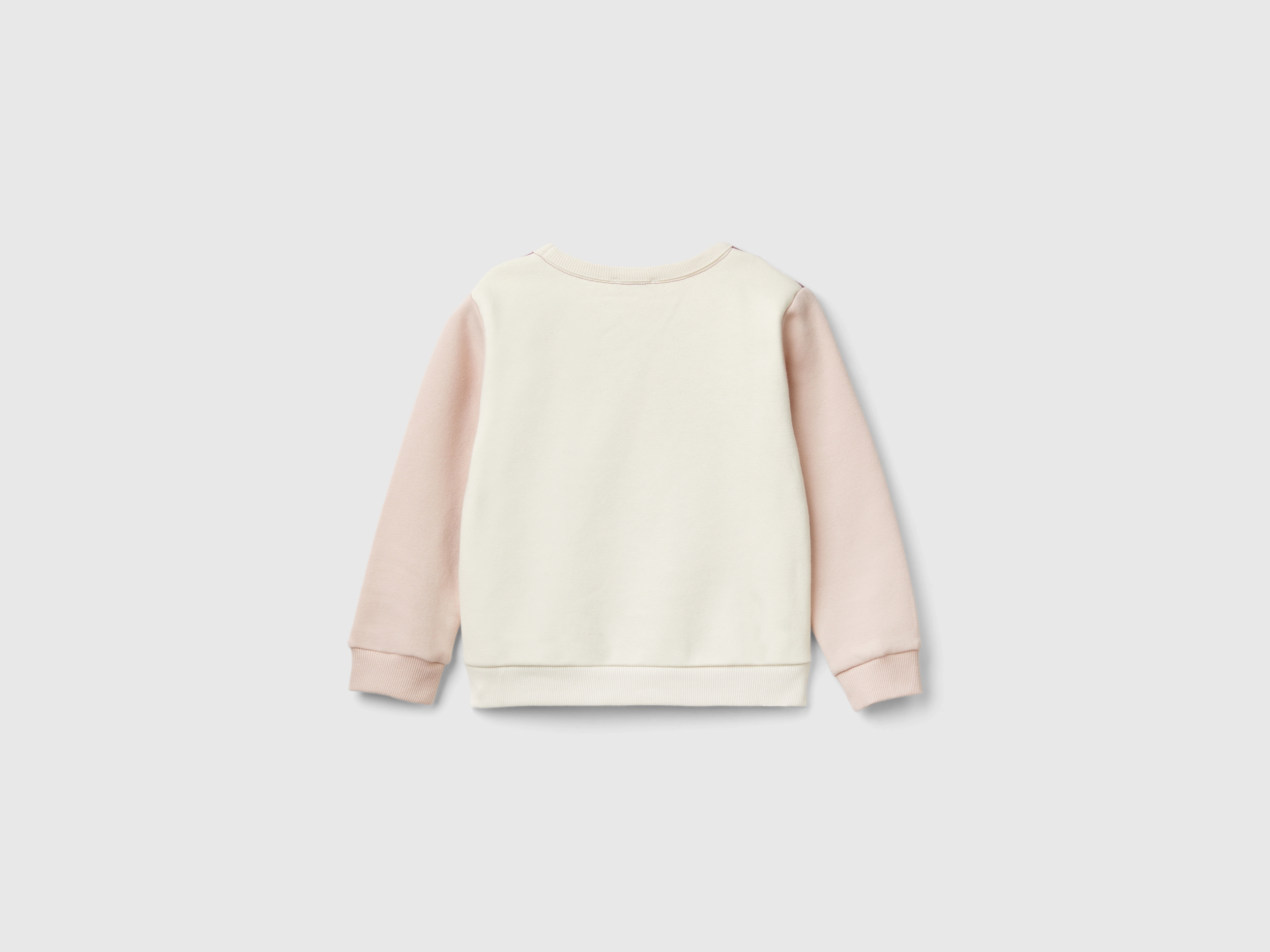 Sweat-shirt brossé avec impression pailletée – Image 2