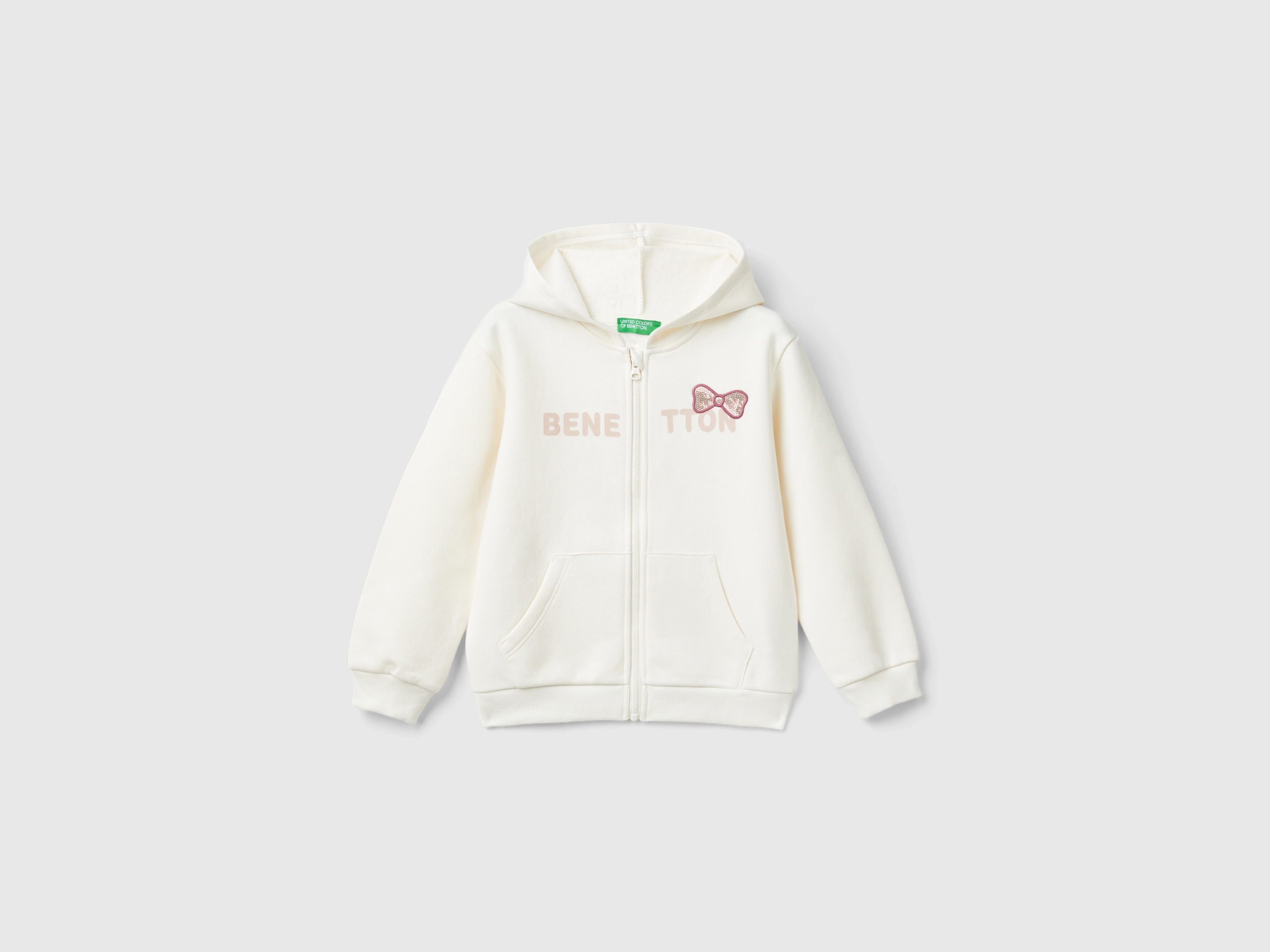 Sweatshirt zippé à sequins Sweatshirt zippé à sequins