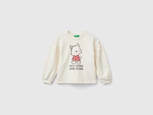 Sweat avec imprimé pailleté Sweat avec imprimé pailleté
