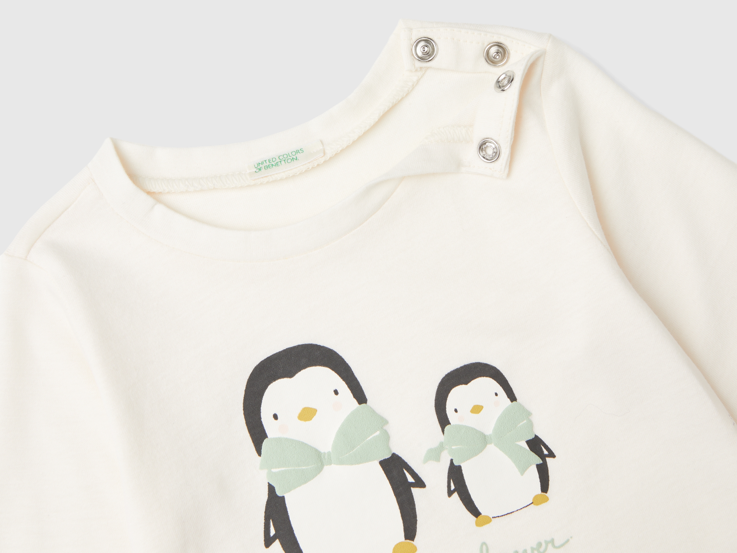 T-shirt manches longues imprimé gonflant – Image 3