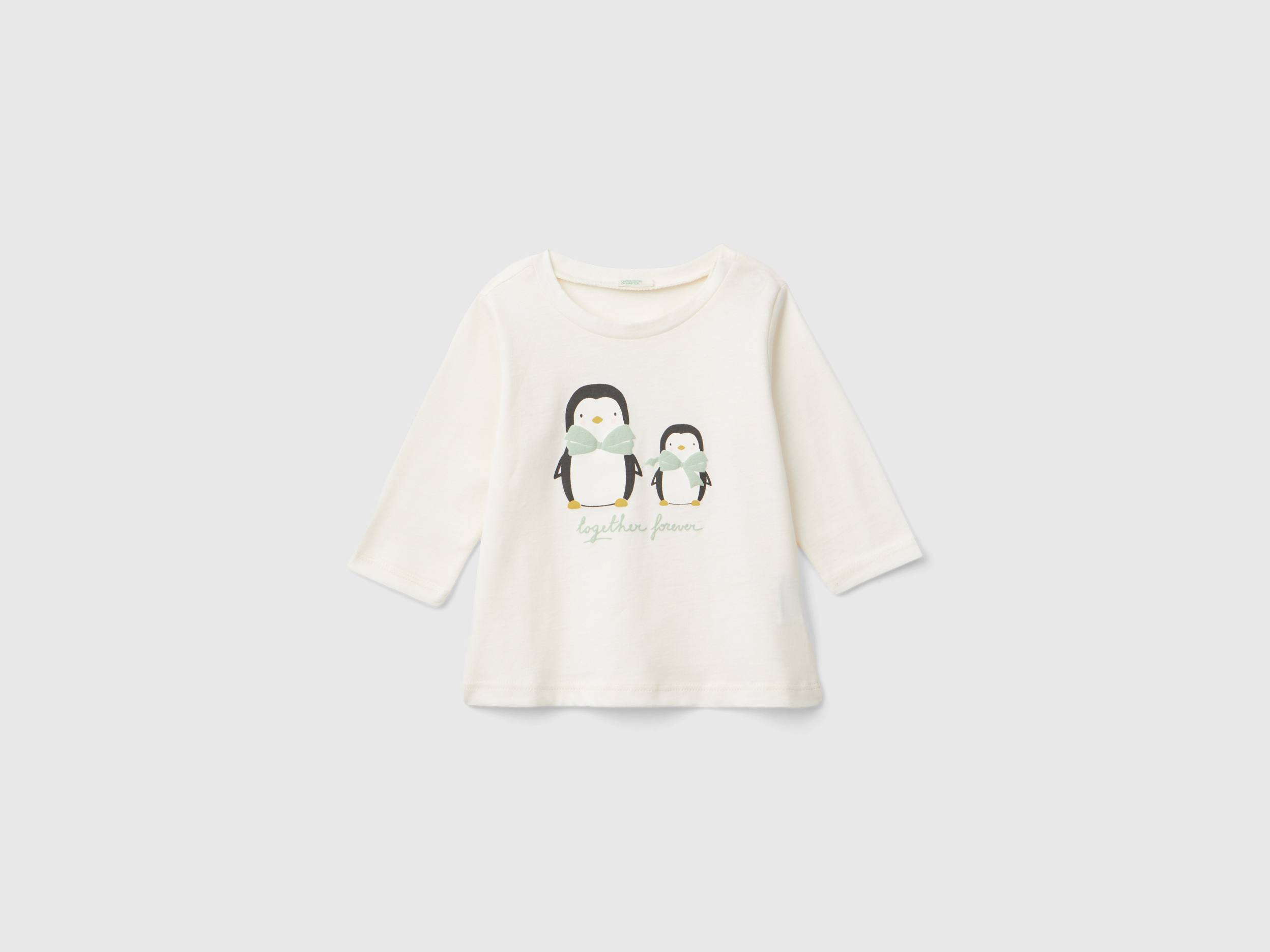 T-shirt manches longues imprimé gonflant T-shirt manches longues imprimé gonflant