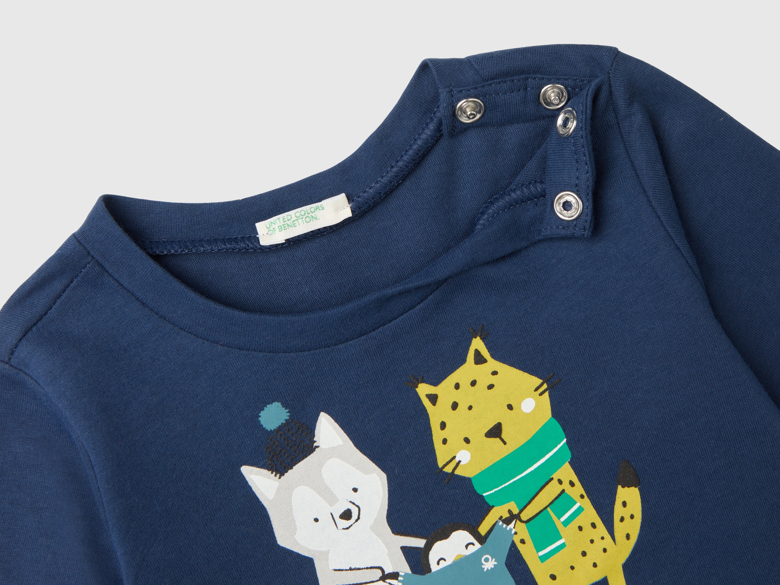 T-shirt manches longues imprimé gonflant – Image 3
