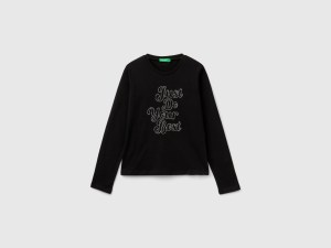 T-shirt manches longues brodé T-shirt manches longues brodé