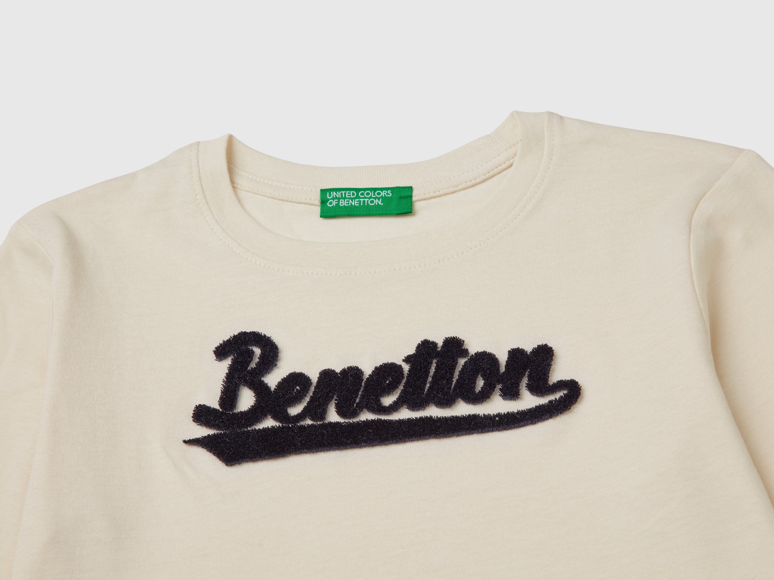 T-shirt en coton biologique avec logo brodé – Image 3