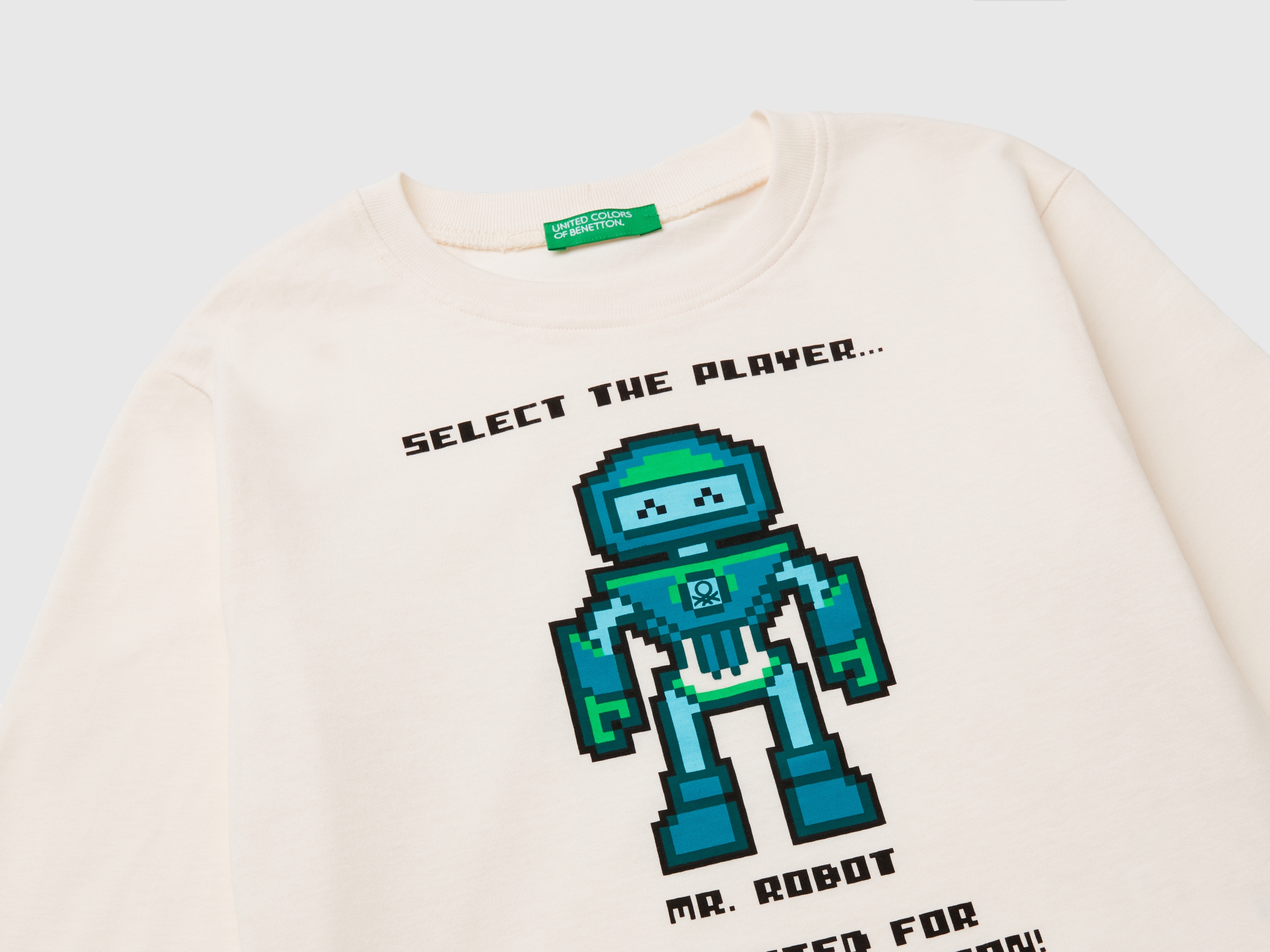T-shirt manches longues imprimé col rond – Image 3