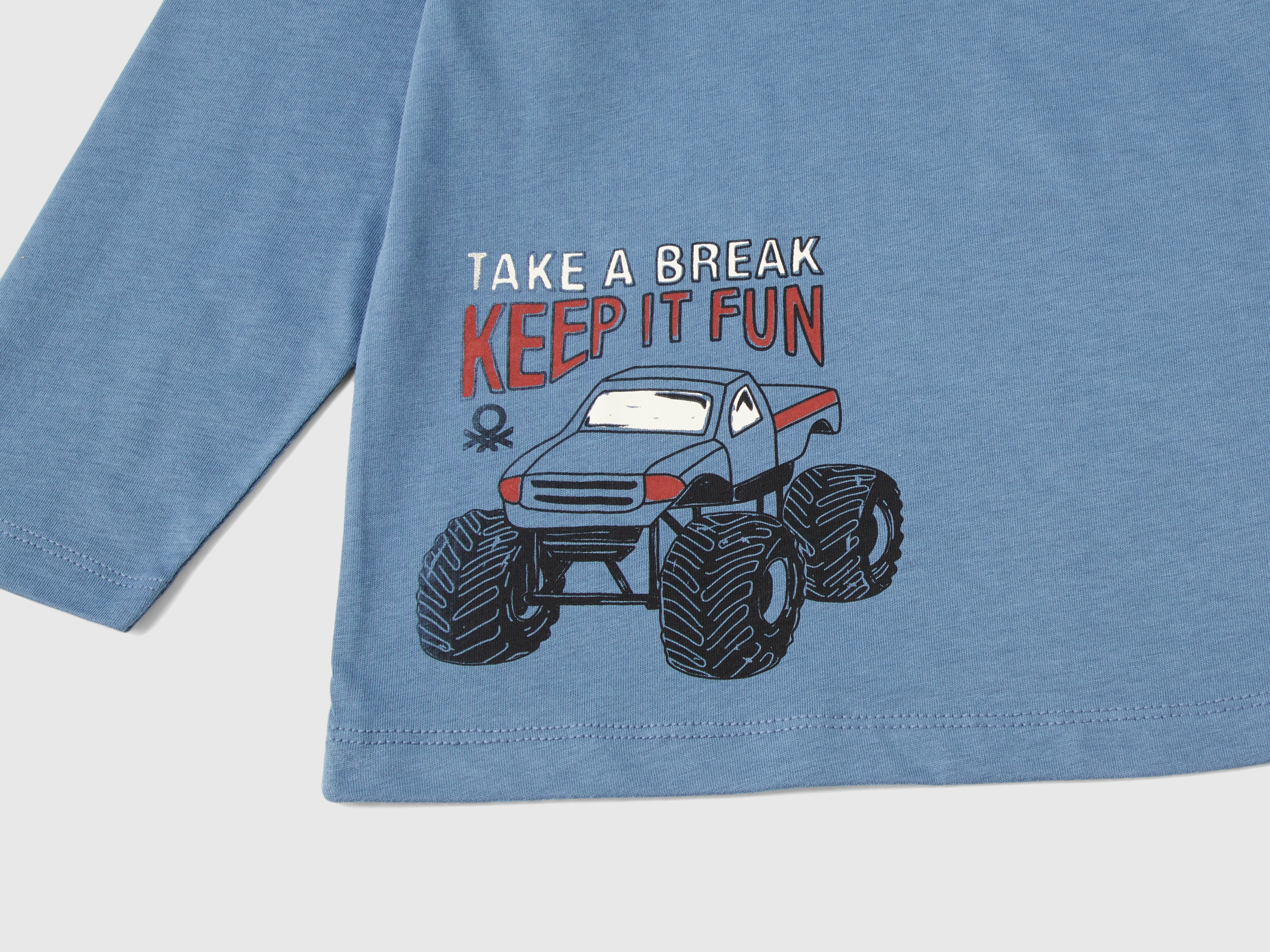 T-shirt manches longues imprimé col rond – Image 3