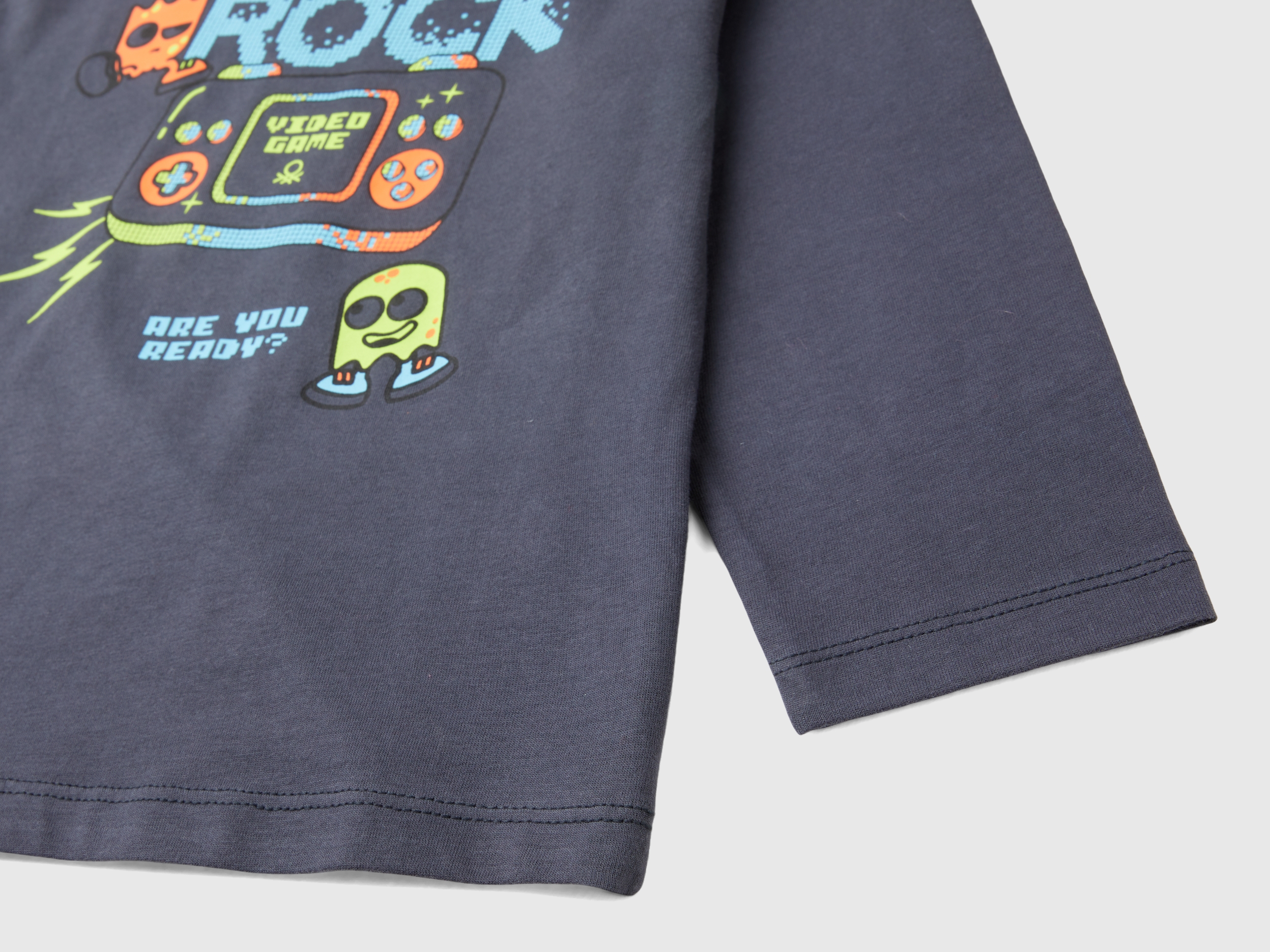 T-shirt manches longues imprimé col rond – Image 3