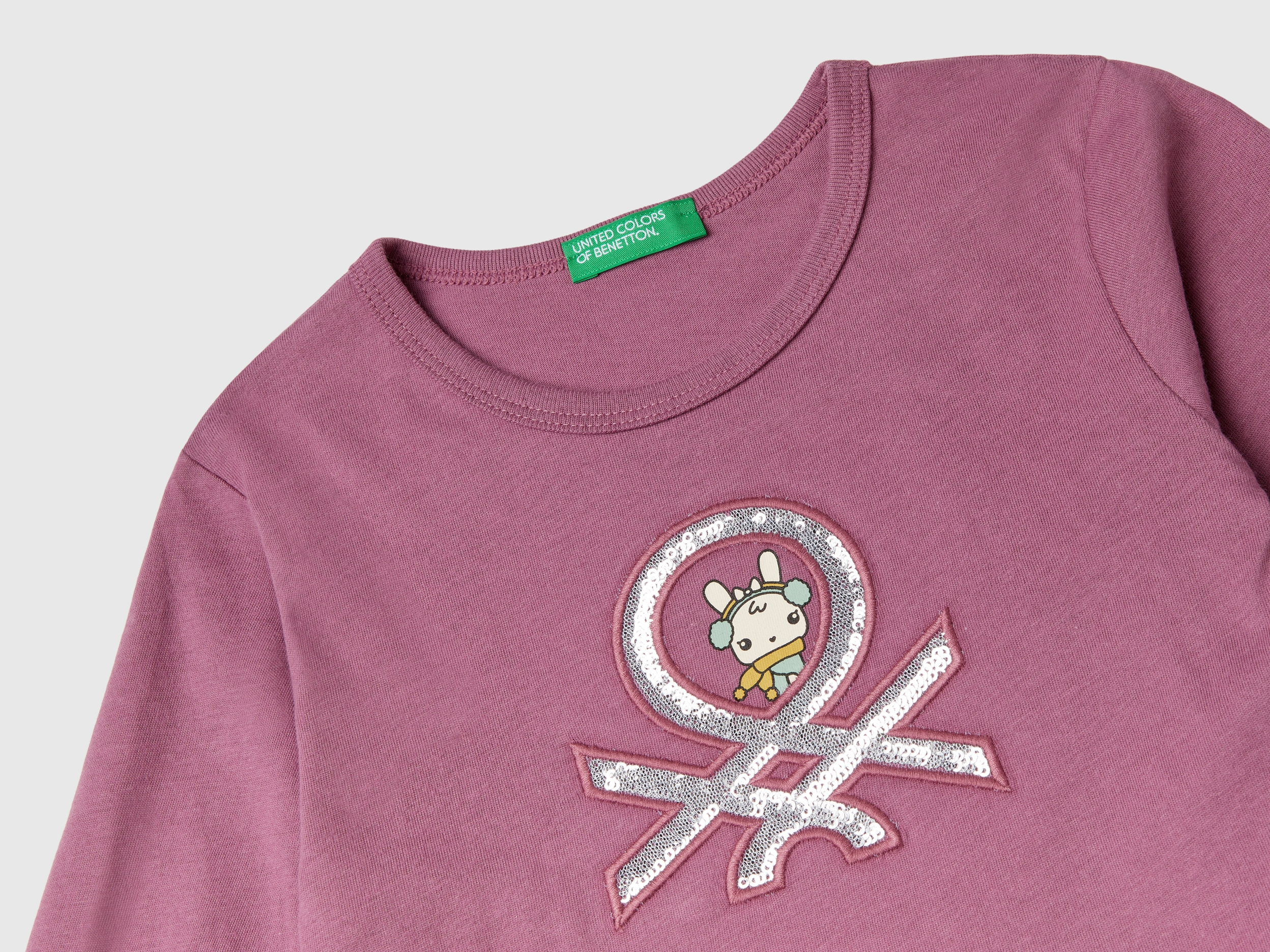 T-shirt avec imprimé et sequins – Image 3