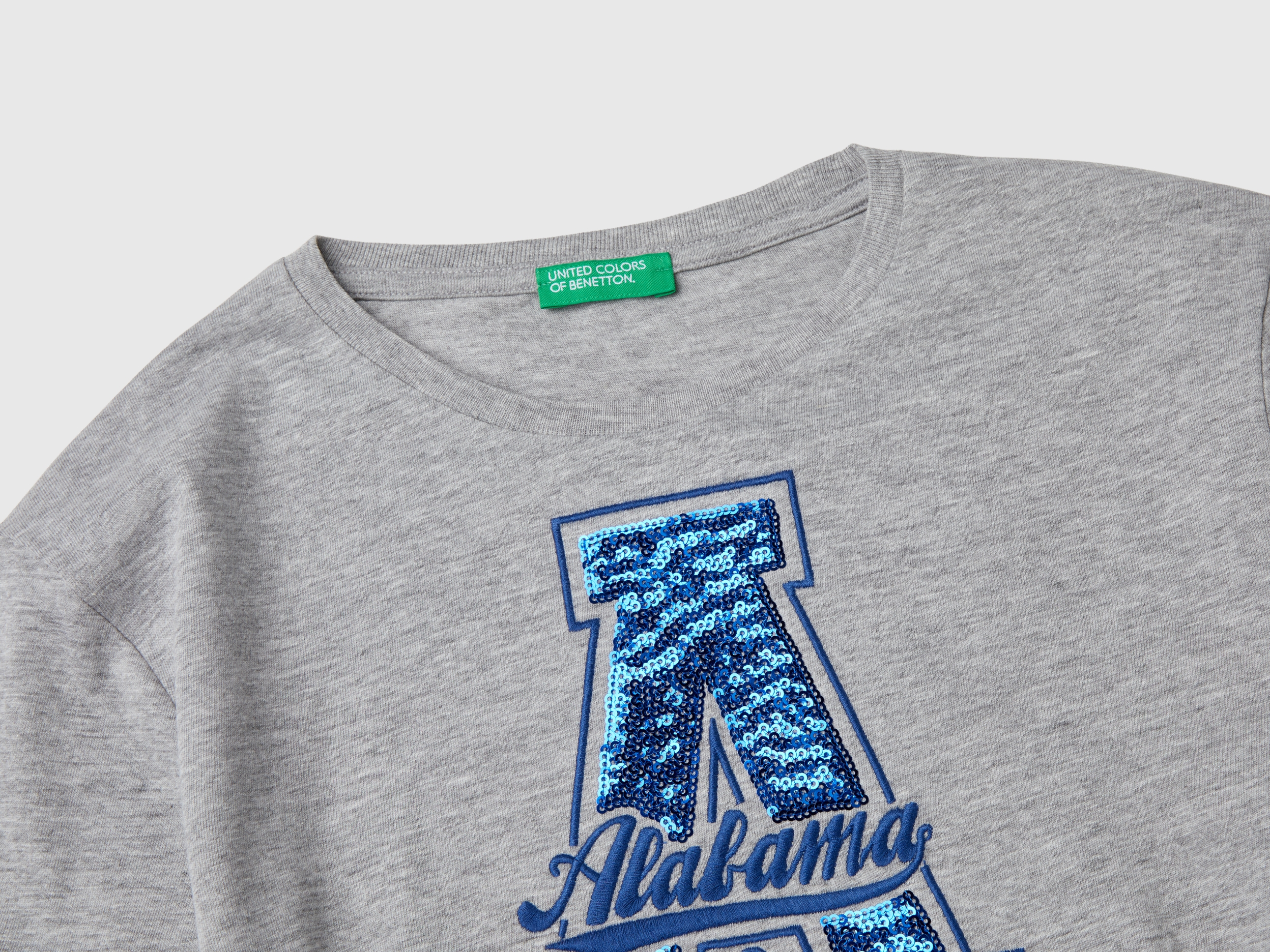 T-shirt en coton biologique avec sequins – Image 3