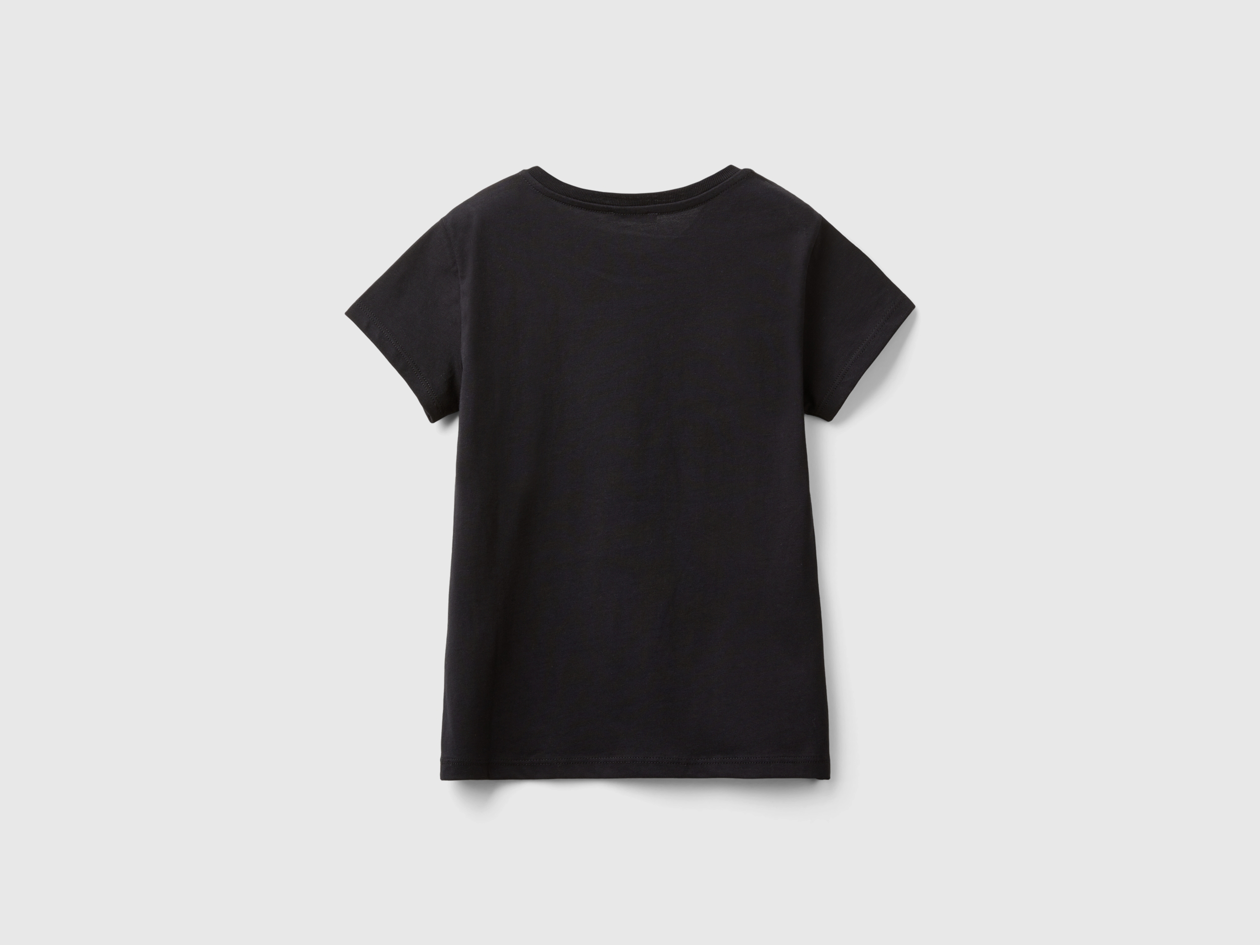 T-shirt en coton biologique avec logo pailleté – Image 2