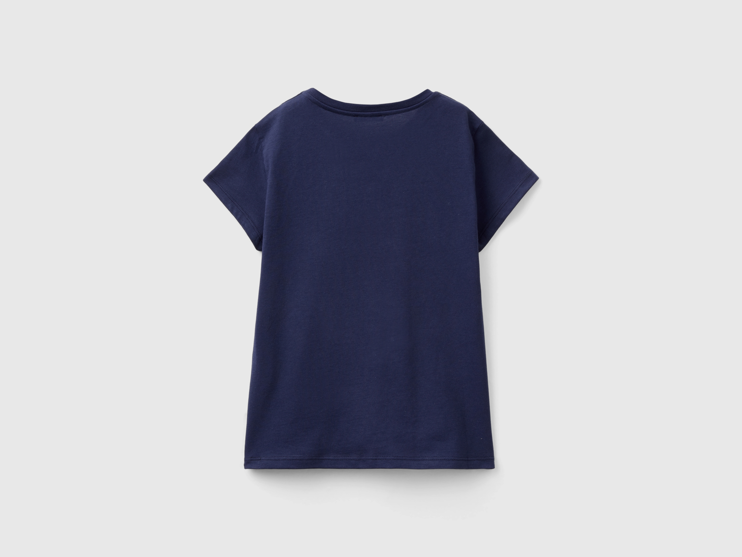 T-shirt en coton biologique avec logo pailleté – Image 2