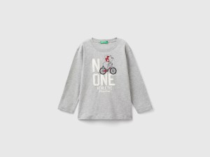 T-shirt en coton biologique avec imprimé T-shirt en coton biologique avec imprimé