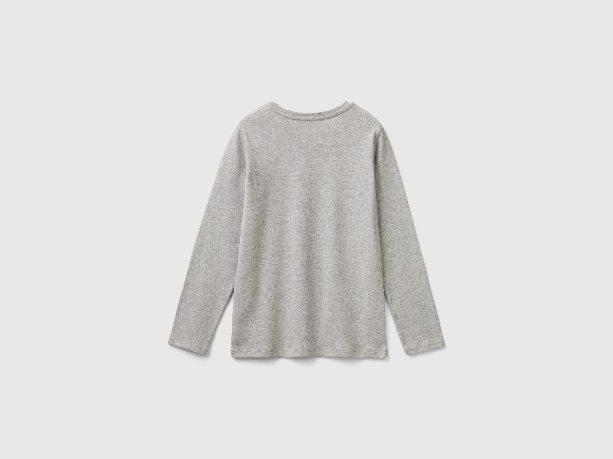 T-shirt à manches longues avec imprimé pailleté – Image 2