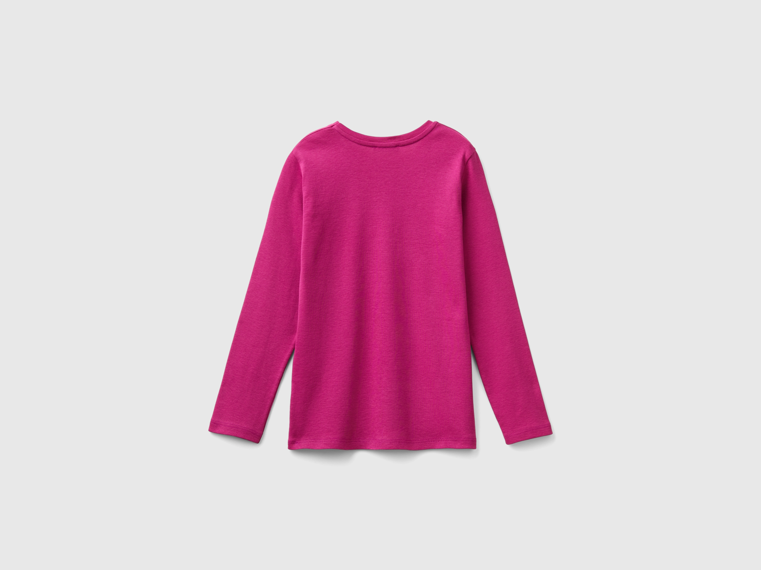 T-shirt à manches longues avec imprimé pailleté – Image 2