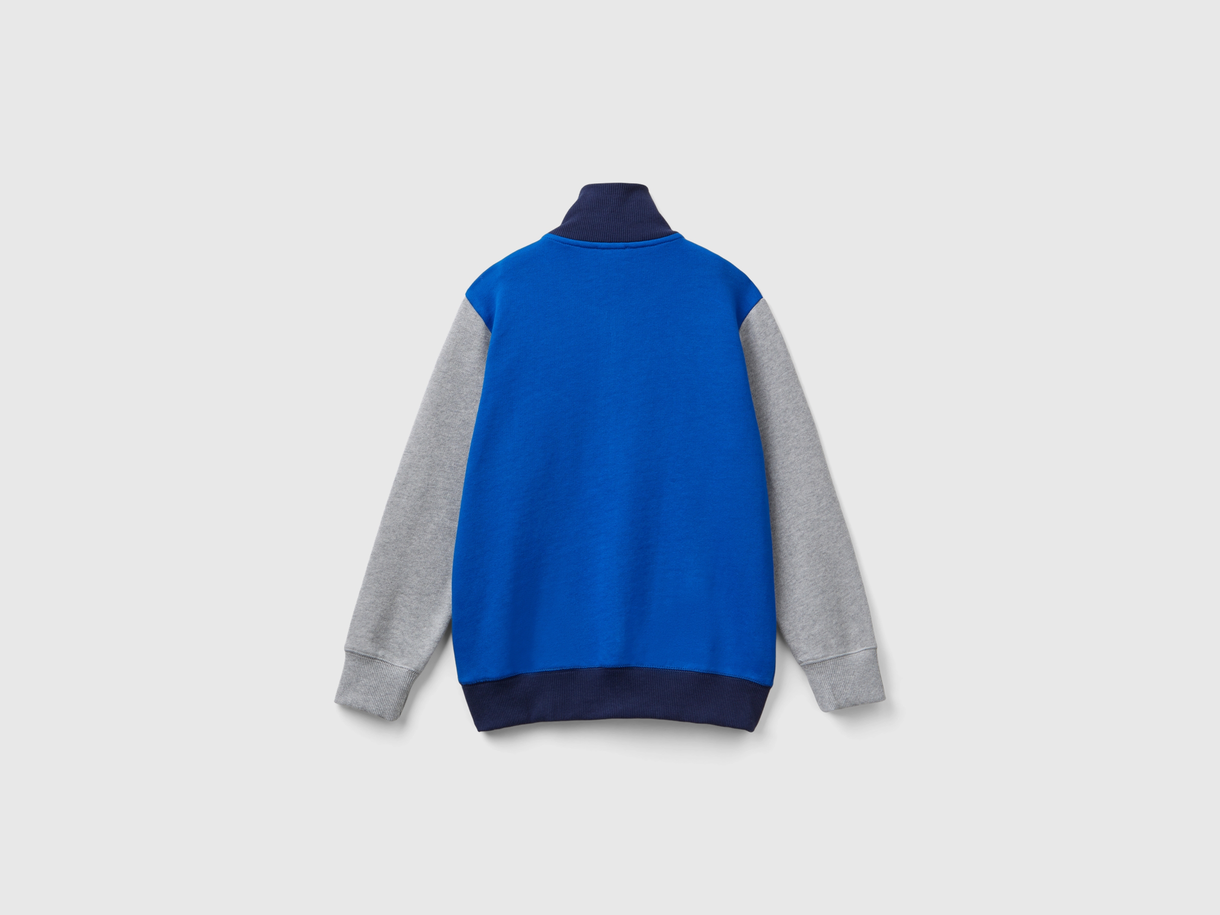 Sweat-shirt 100 % coton avec fermeture éclair – Image 2