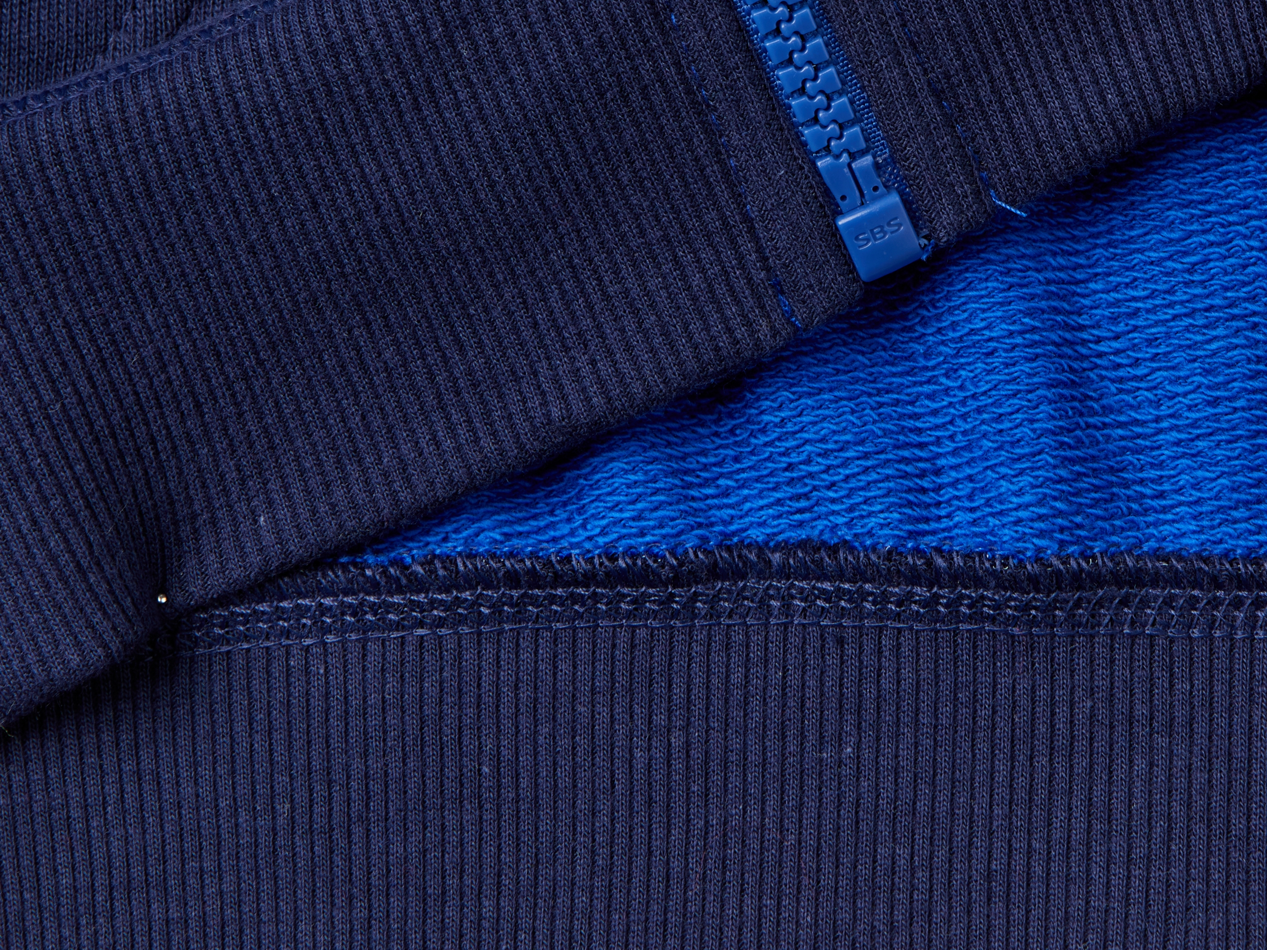 Sweat-shirt 100 % coton avec fermeture éclair – Image 3