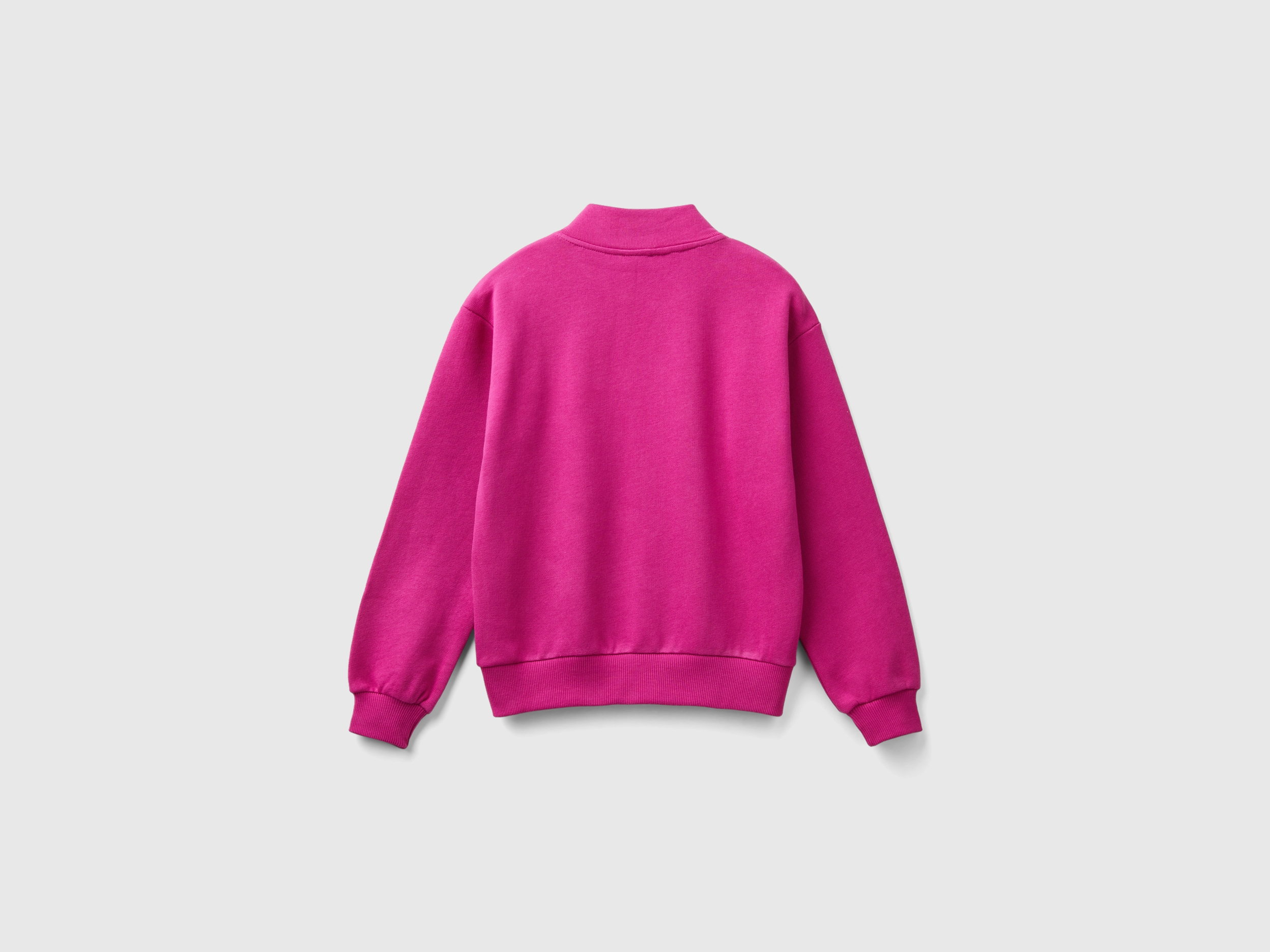 Sweatshirt zippé à col montant – Image 2
