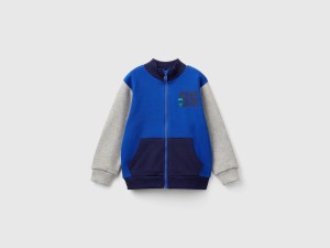 Sweatshirt zippé en coton biologique Sweatshirt zippé en coton biologique