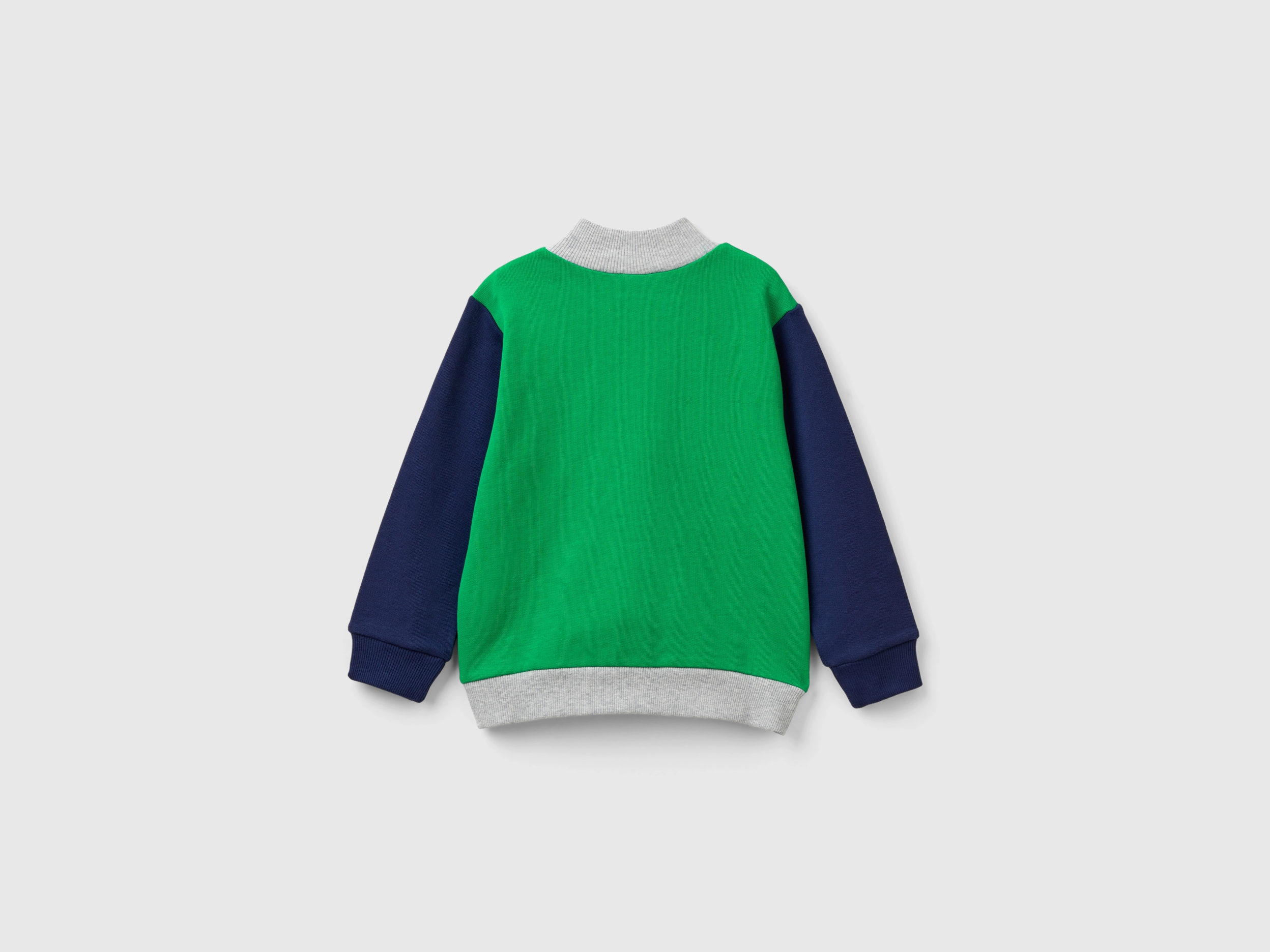 Sweatshirt zippé en coton biologique – Image 2