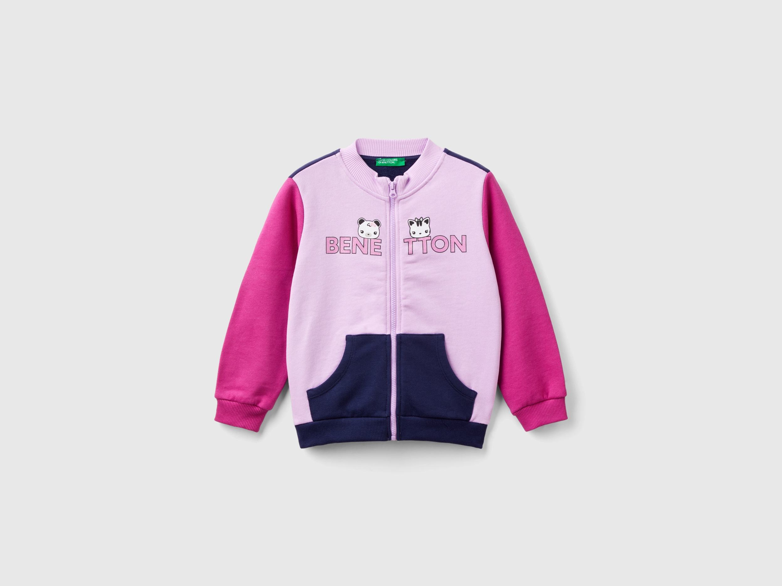 Sweat zippé en coton biologique Sweat zippé en coton biologique