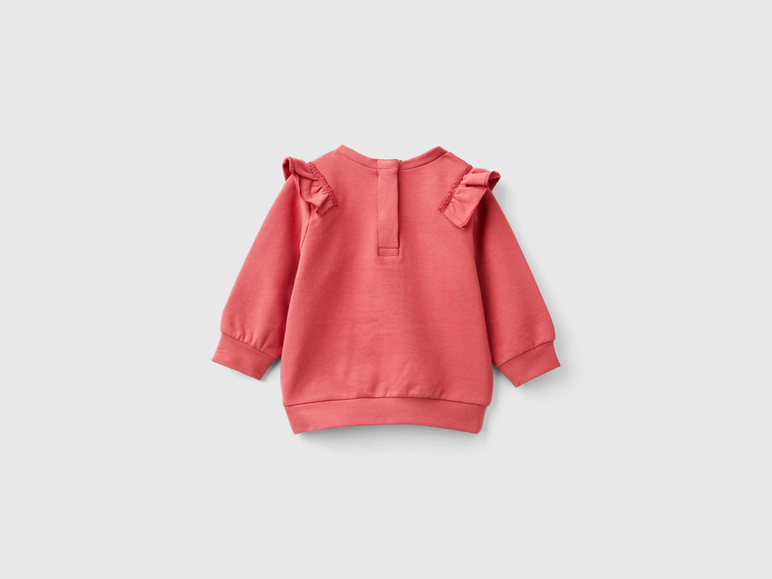 Sweatshirt à volants en coton biologique stretch – Image 2
