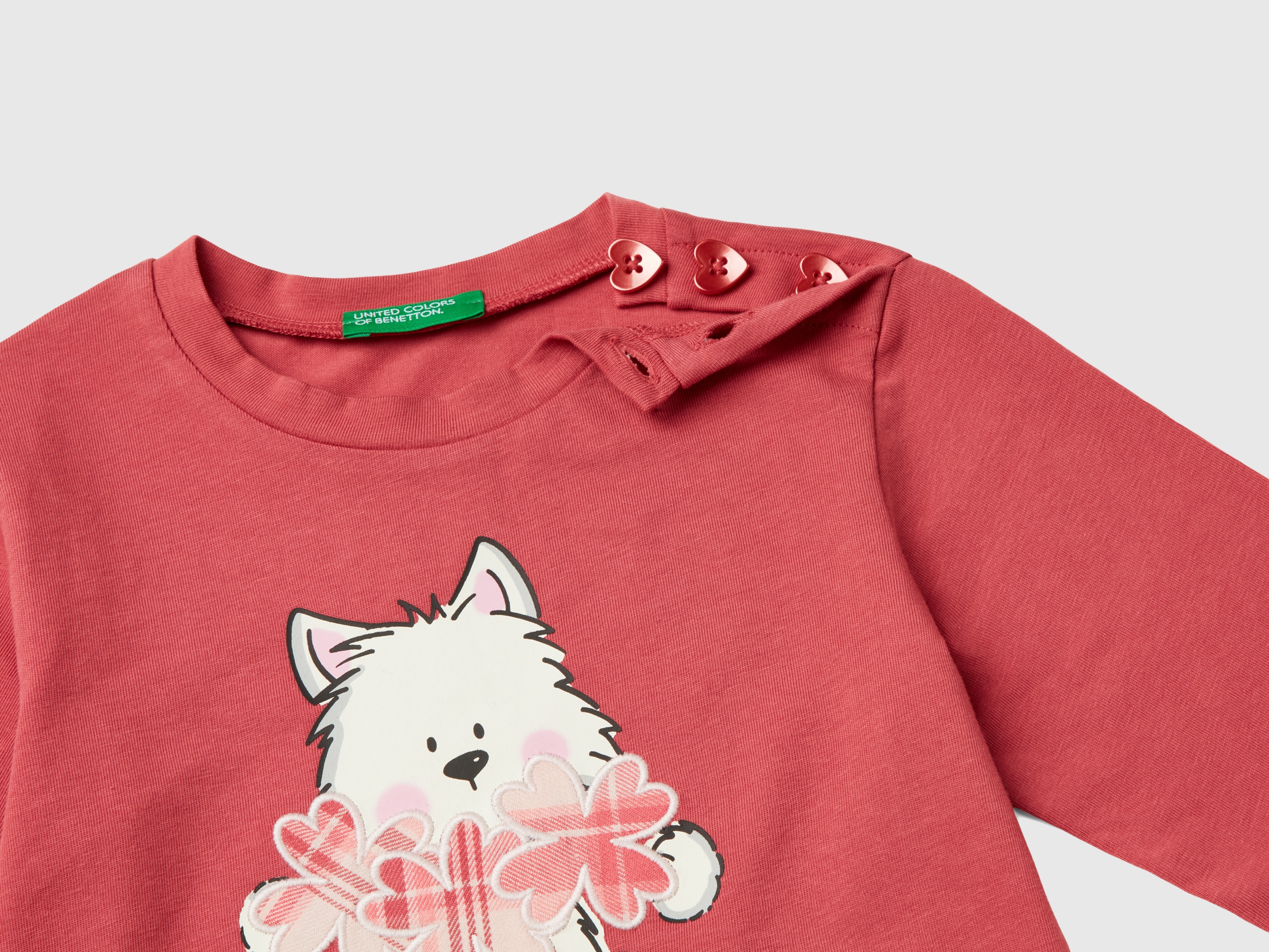 T-shirt en coton stretch avec imprimé. – Image 3