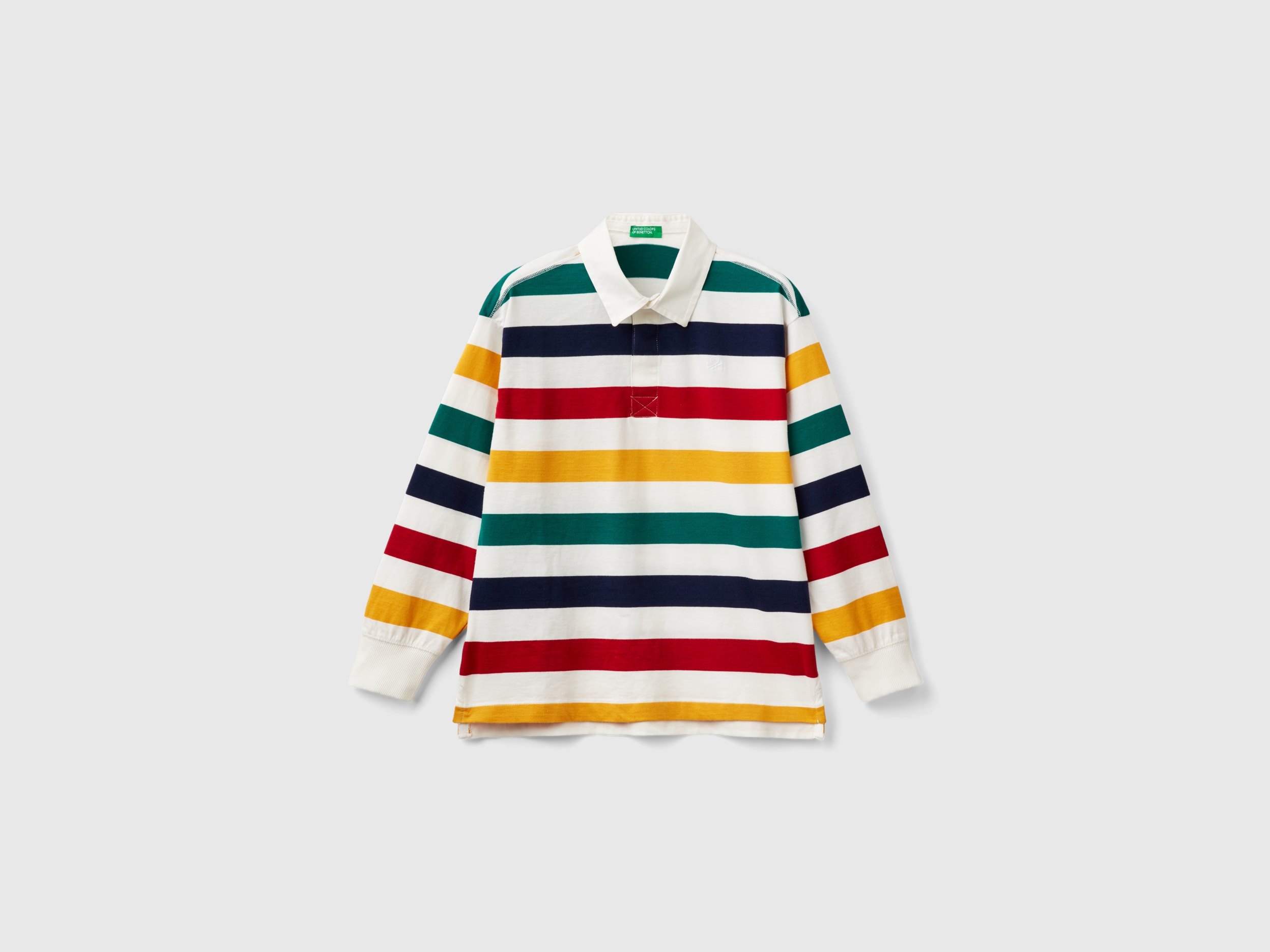 Polo rugby rayé multicolore Polo rugby rayé multicolore