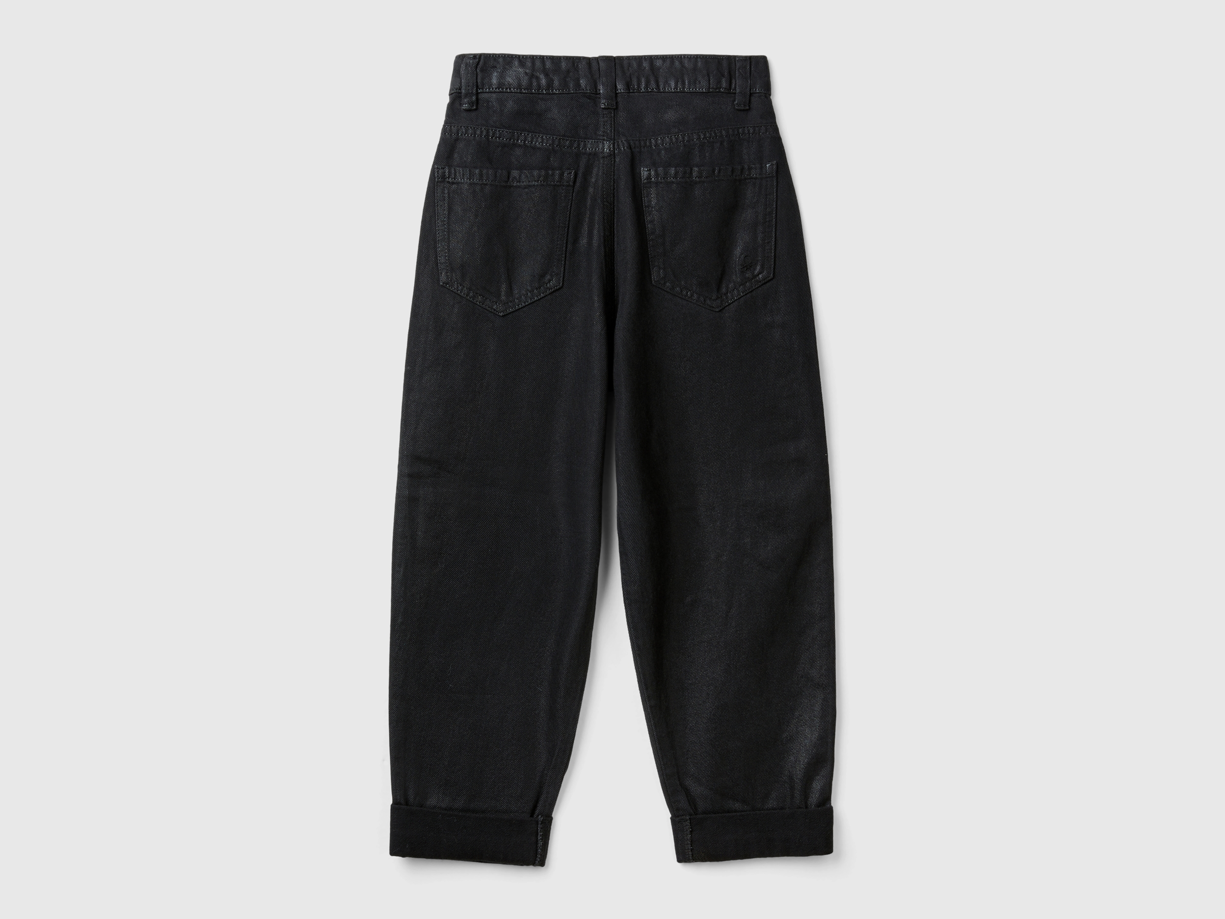 Pantalon coupe courbe avec détail logo. – Image 2