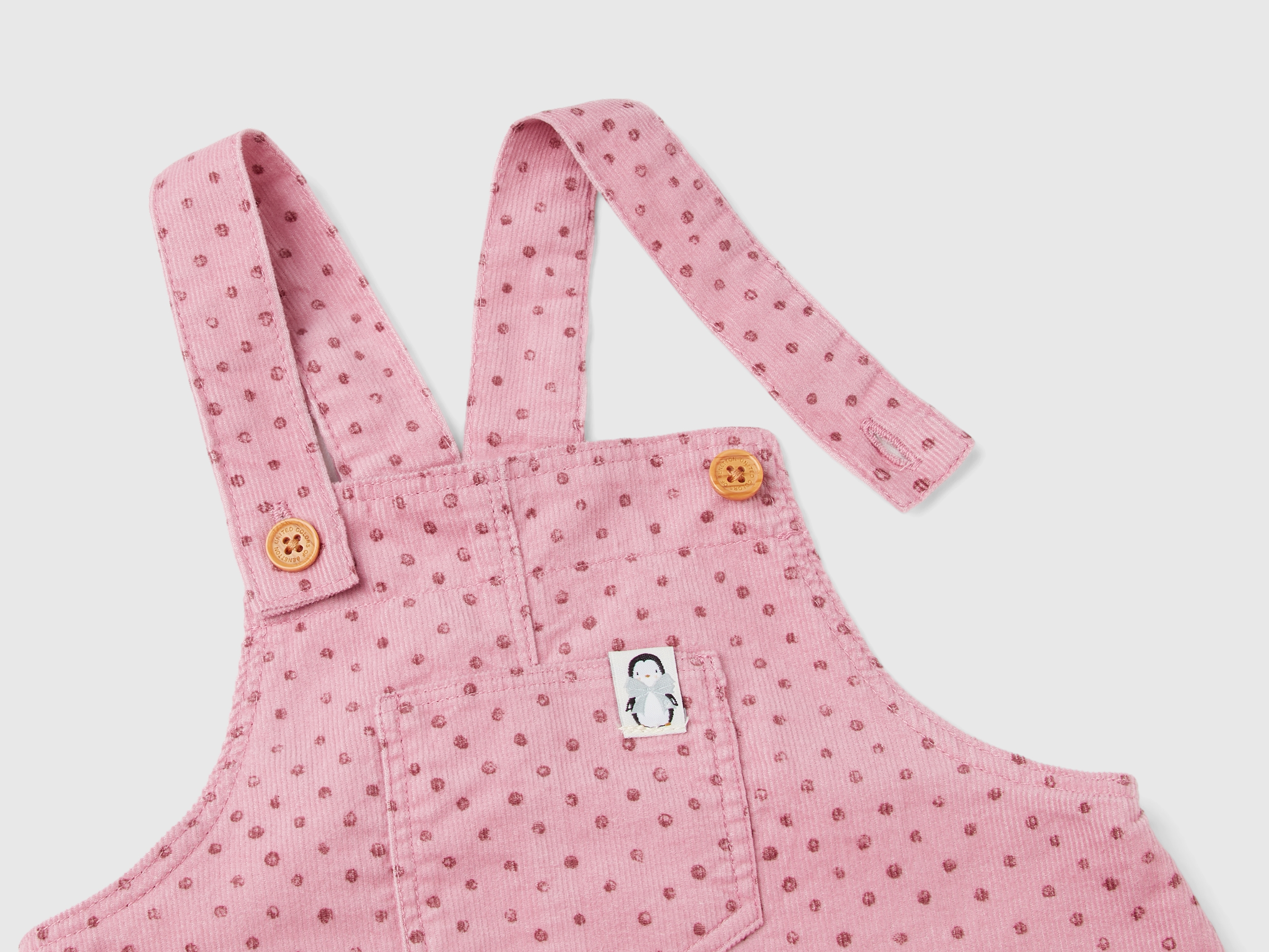 Robe à bretelles boutonnée avec poches – Image 3
