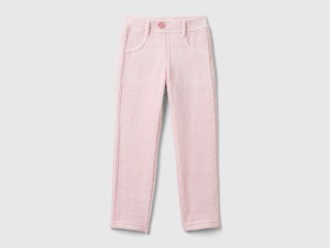 Pantalon en chenille côtelée Pantalon en chenille côtelée