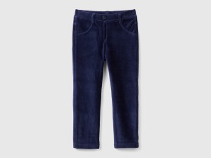 Pantalon en chenille côtelée Pantalon en chenille côtelée