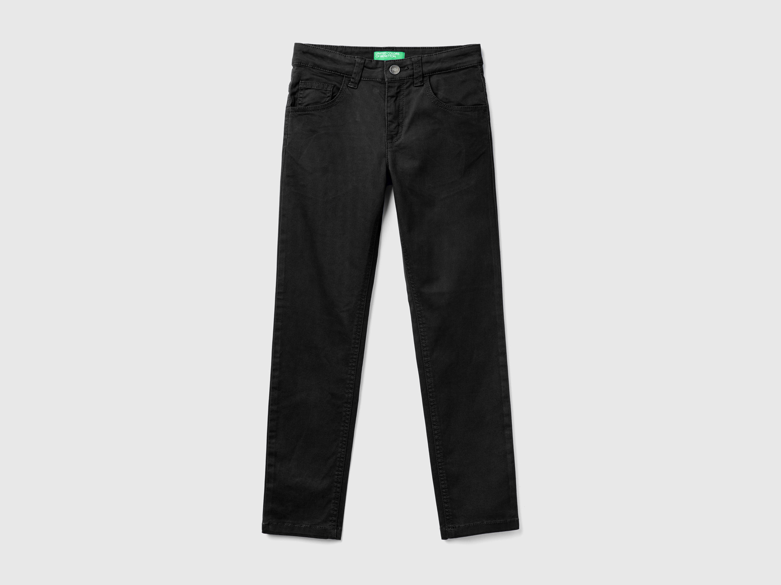 Pantalon slim cinq poches en gabardine Pantalon slim cinq poches en gabardine