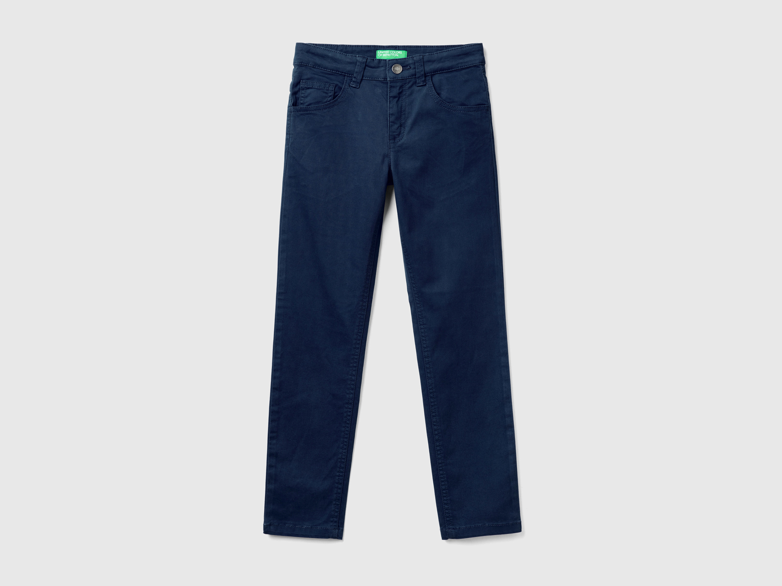 Pantalon slim cinq poches en gabardine Pantalon slim cinq poches en gabardine