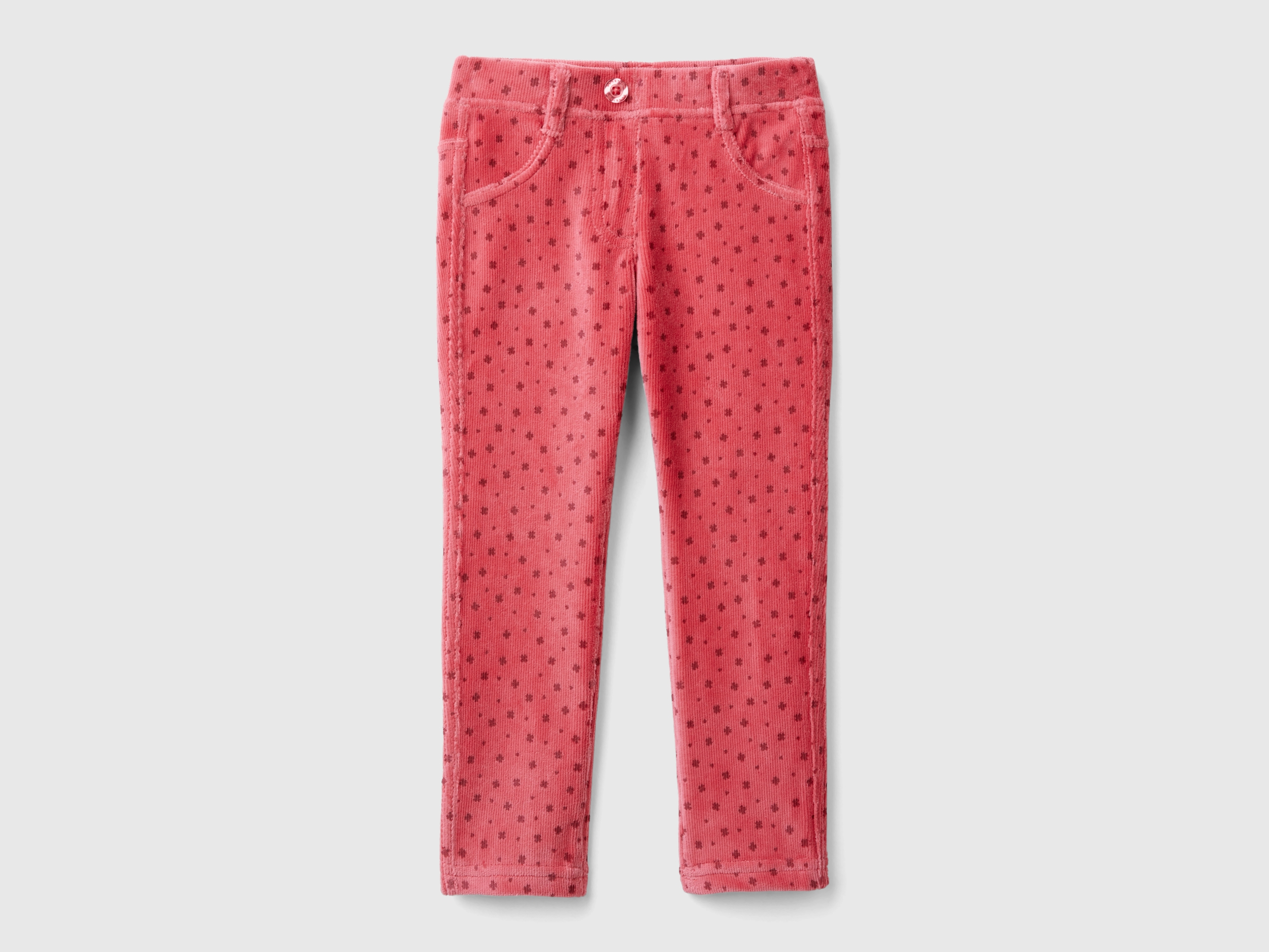 Pantalon slim fit en chenille Pantalon slim fit en chenille