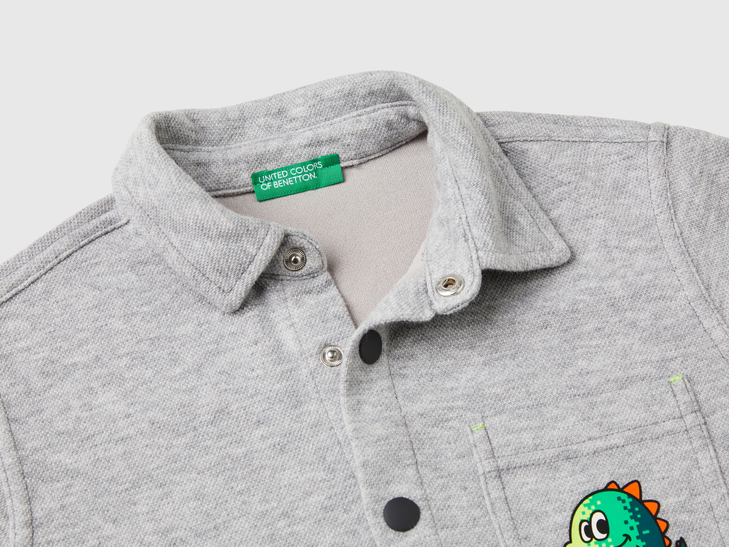 Chemise à manches longues avec poche imprimée – Image 3