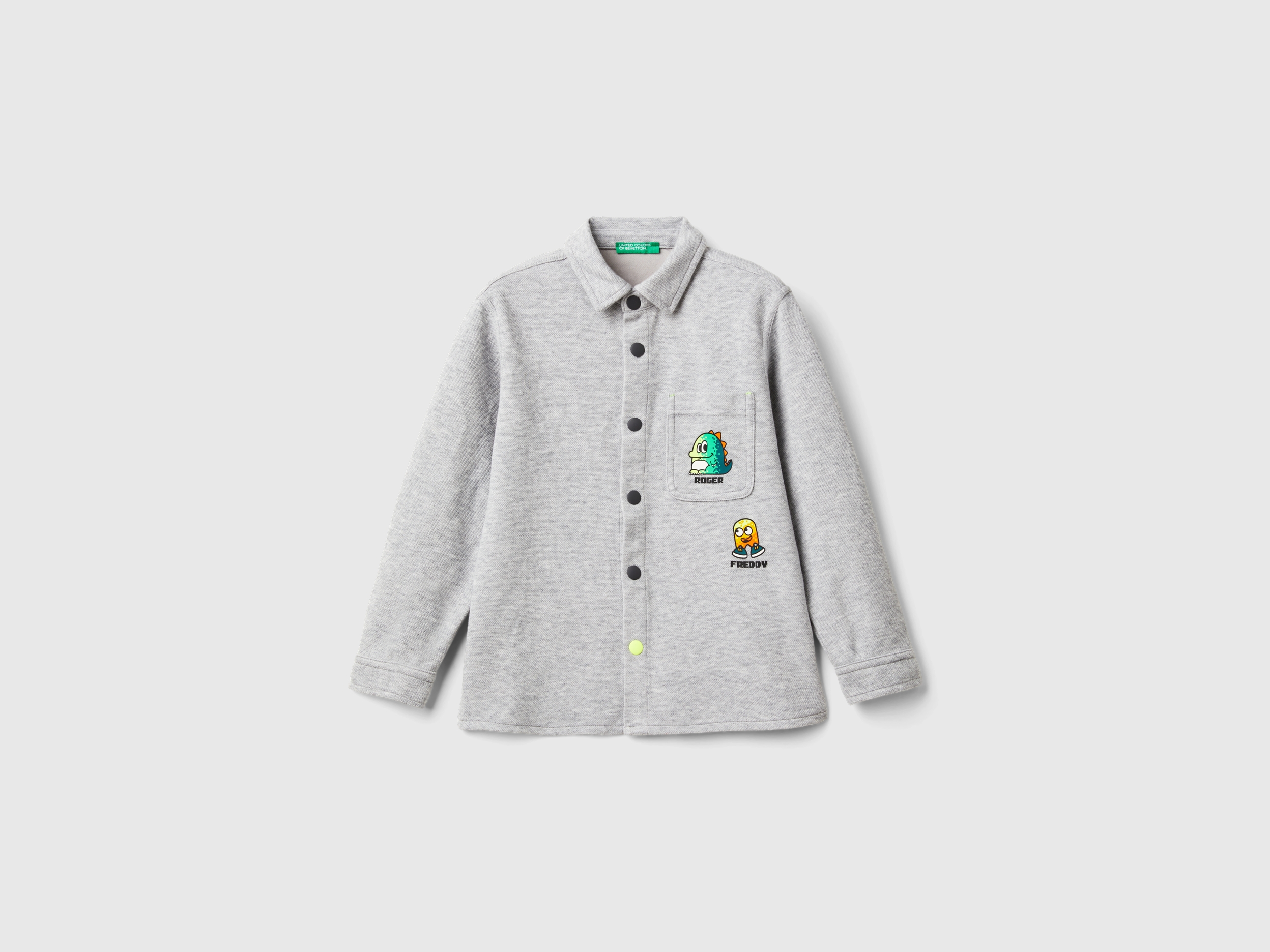 Chemise à manches longues avec poche imprimée Chemise à manches longues avec poche imprimée