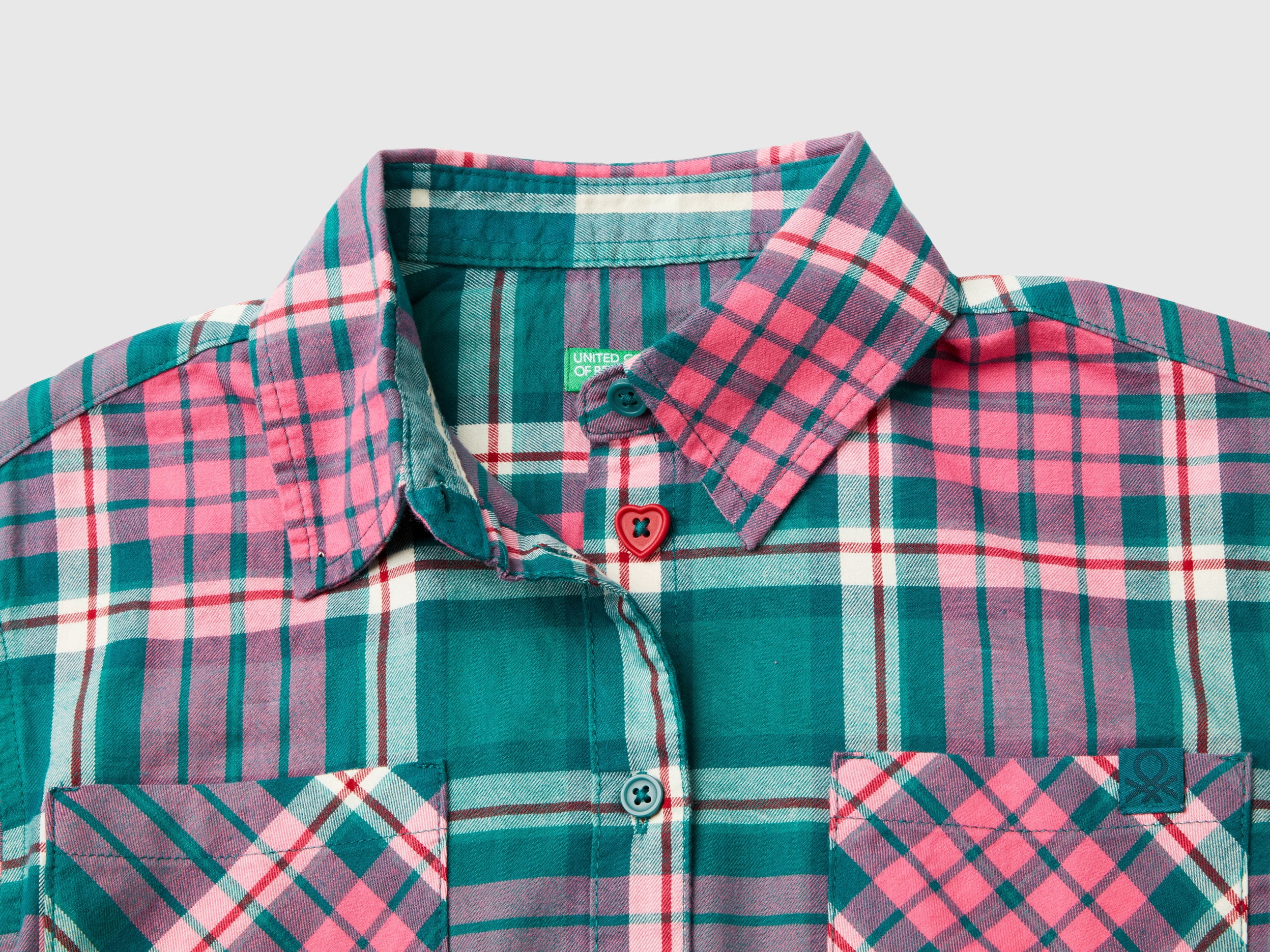 Chemise à carreaux 100 % coton – Image 4
