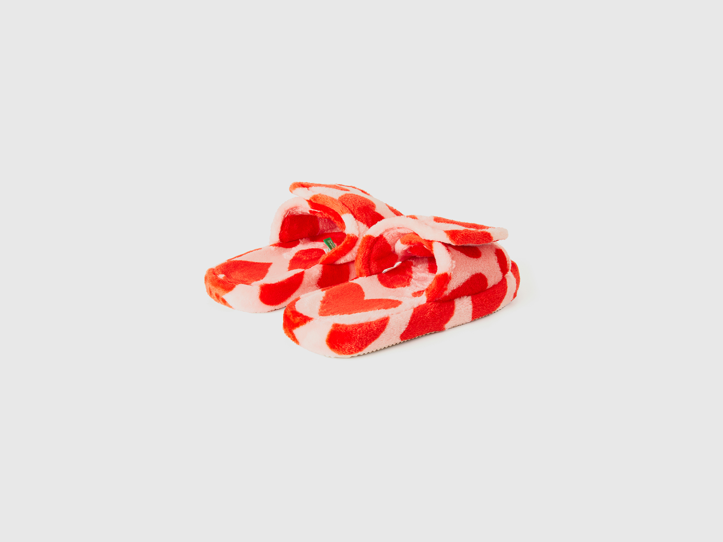 Chaussons cœur en fausse fourrure – Image 2