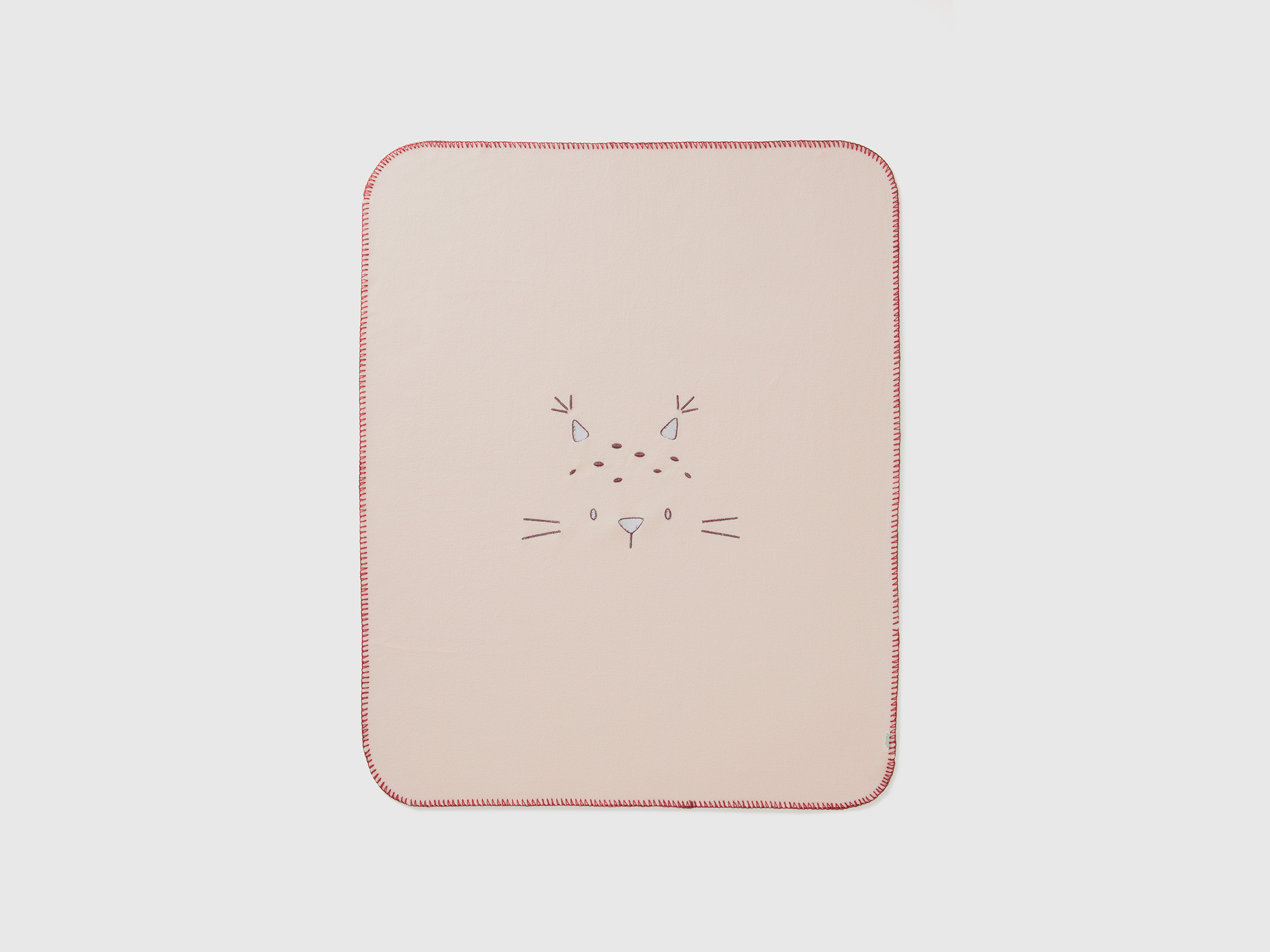 Couverture en polaire à broderie animal – Image 2