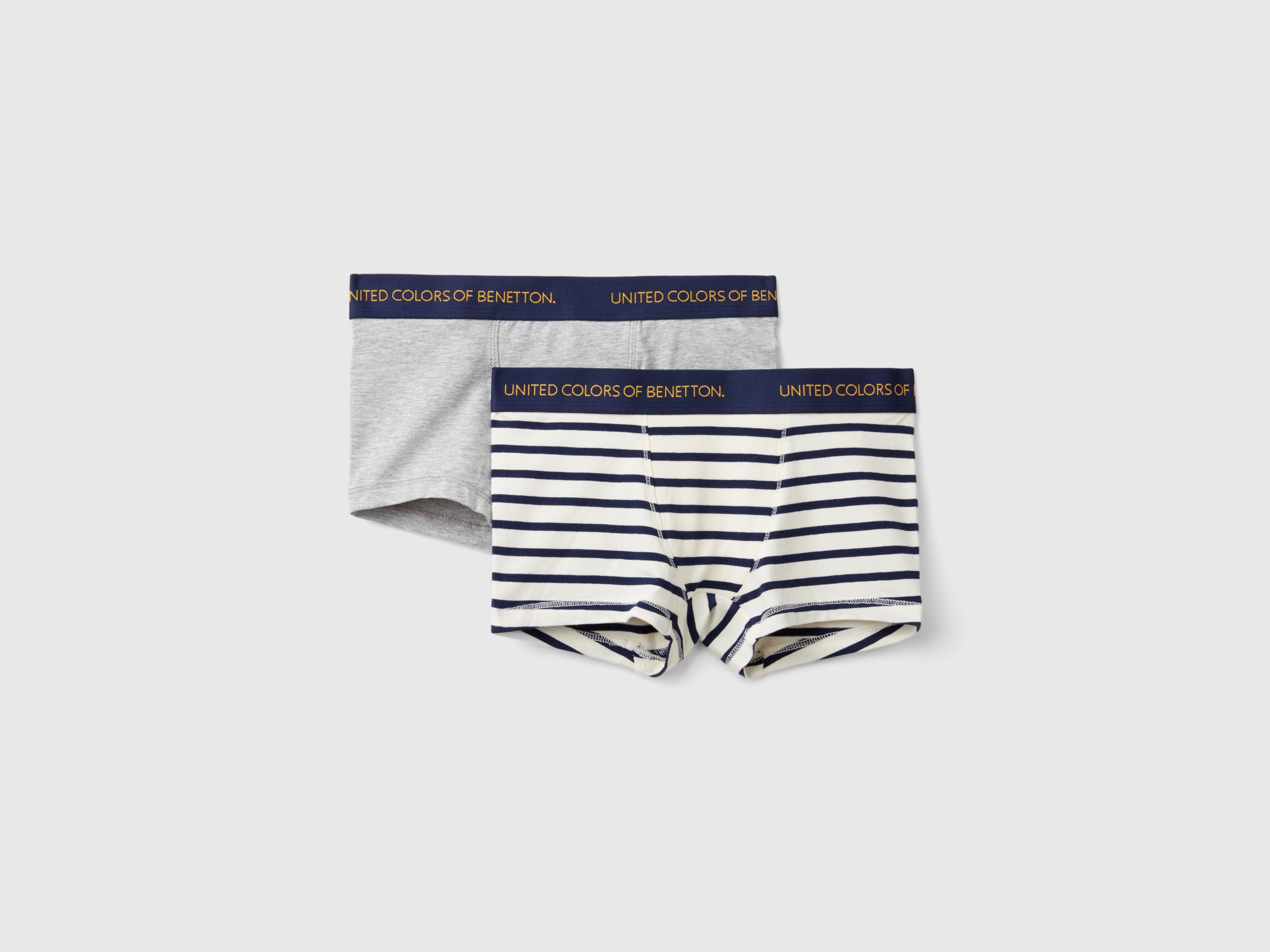 Deux boxers en coton bio stretch Deux boxers en coton bio stretch