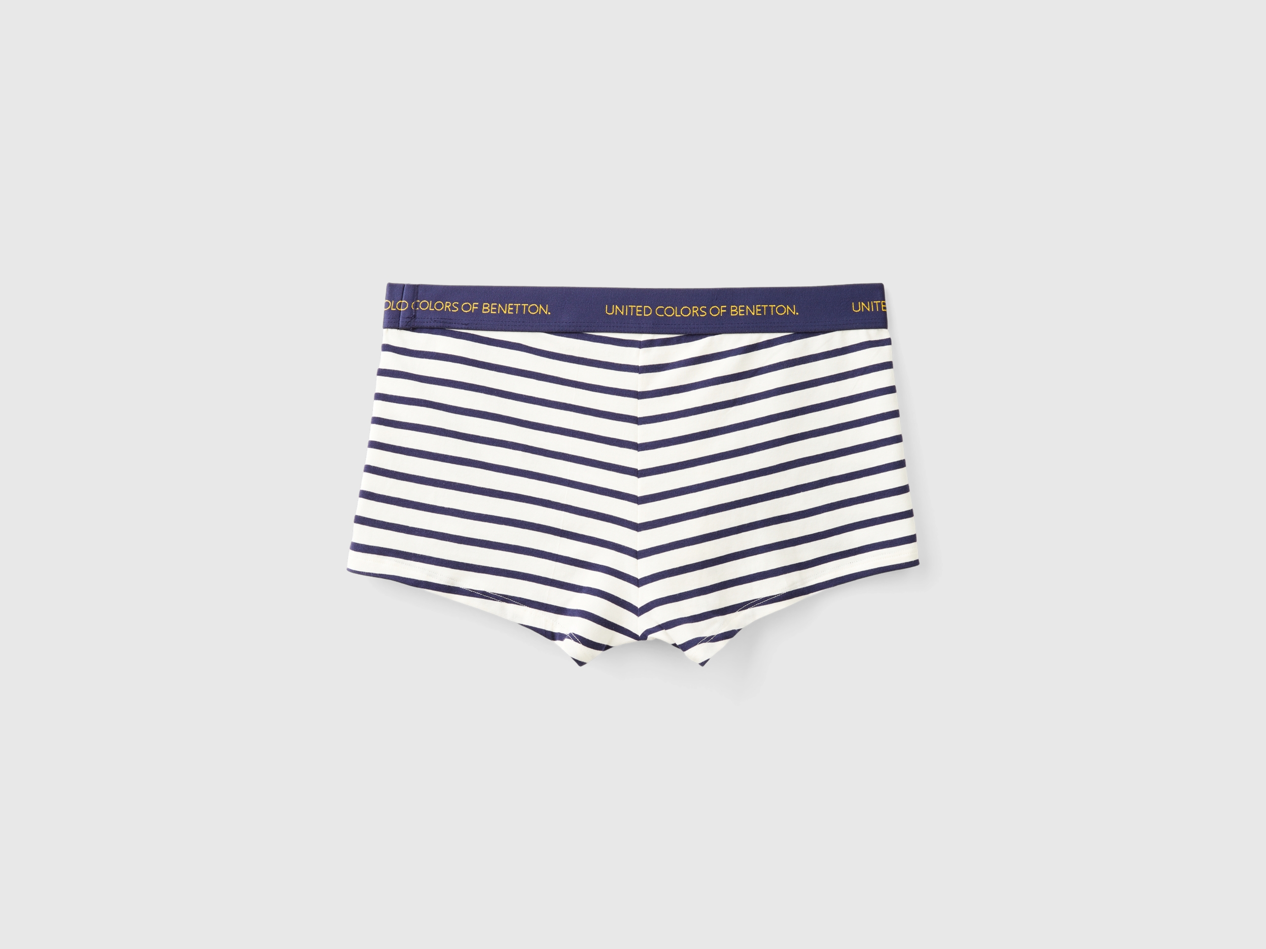 Boxer rayé en coton bio stretch – Image 2