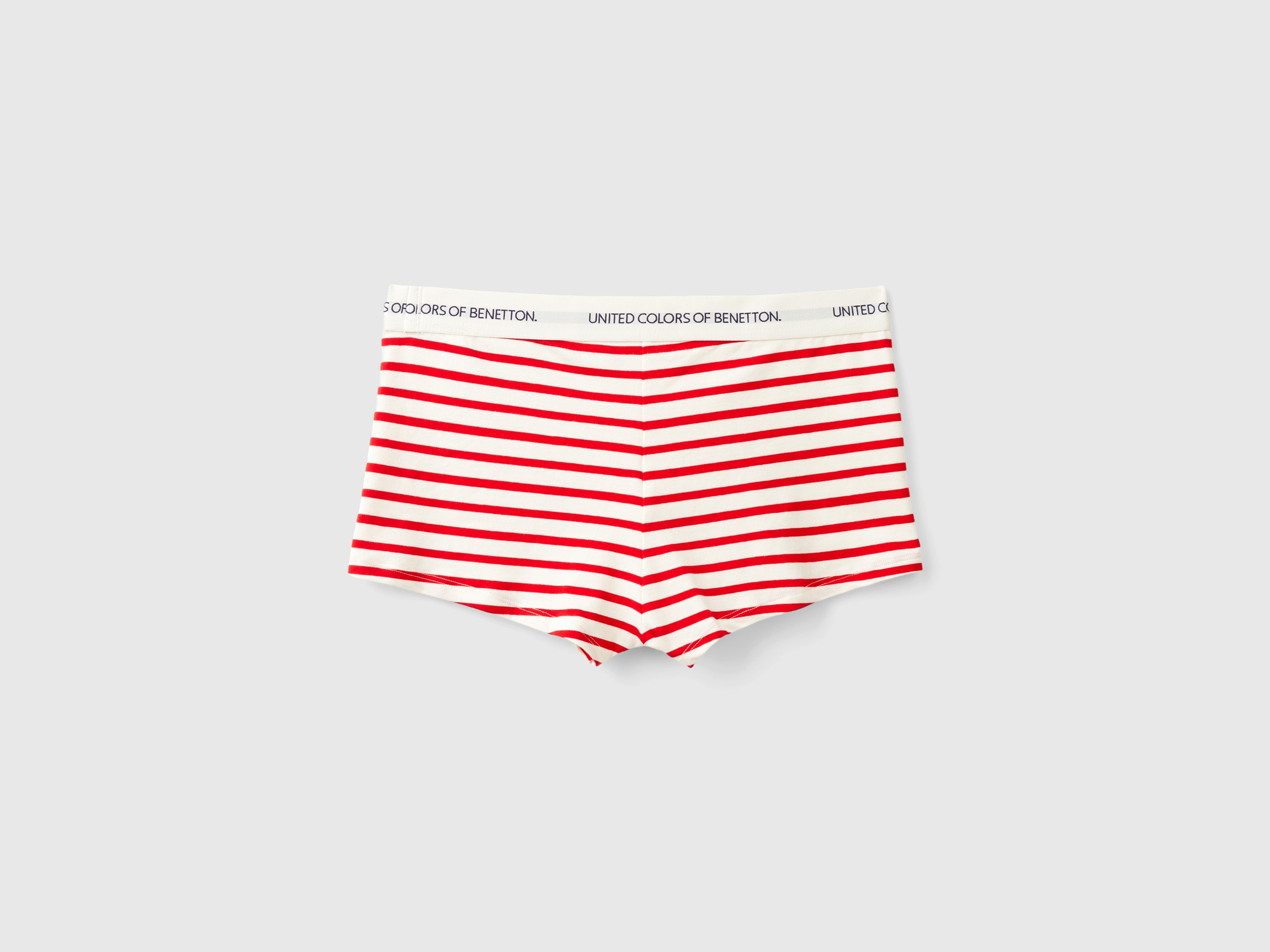 Boxer rayé en coton bio stretch – Image 2