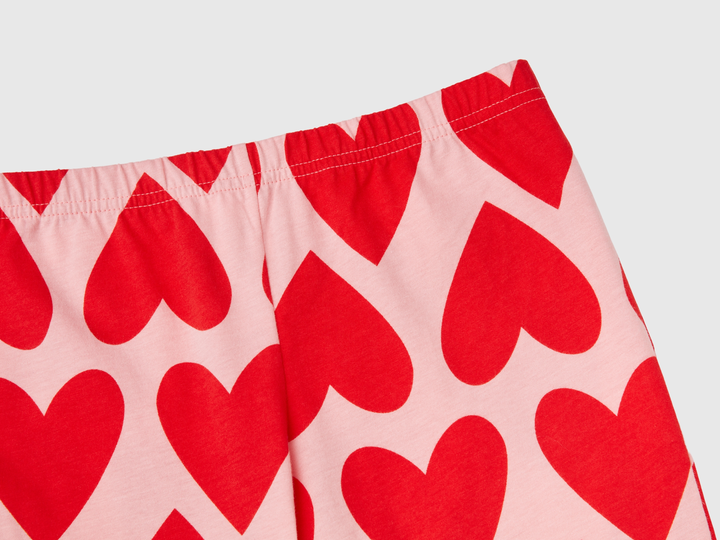 Pyjama à cœurs en coton à fibre longue – Image 3
