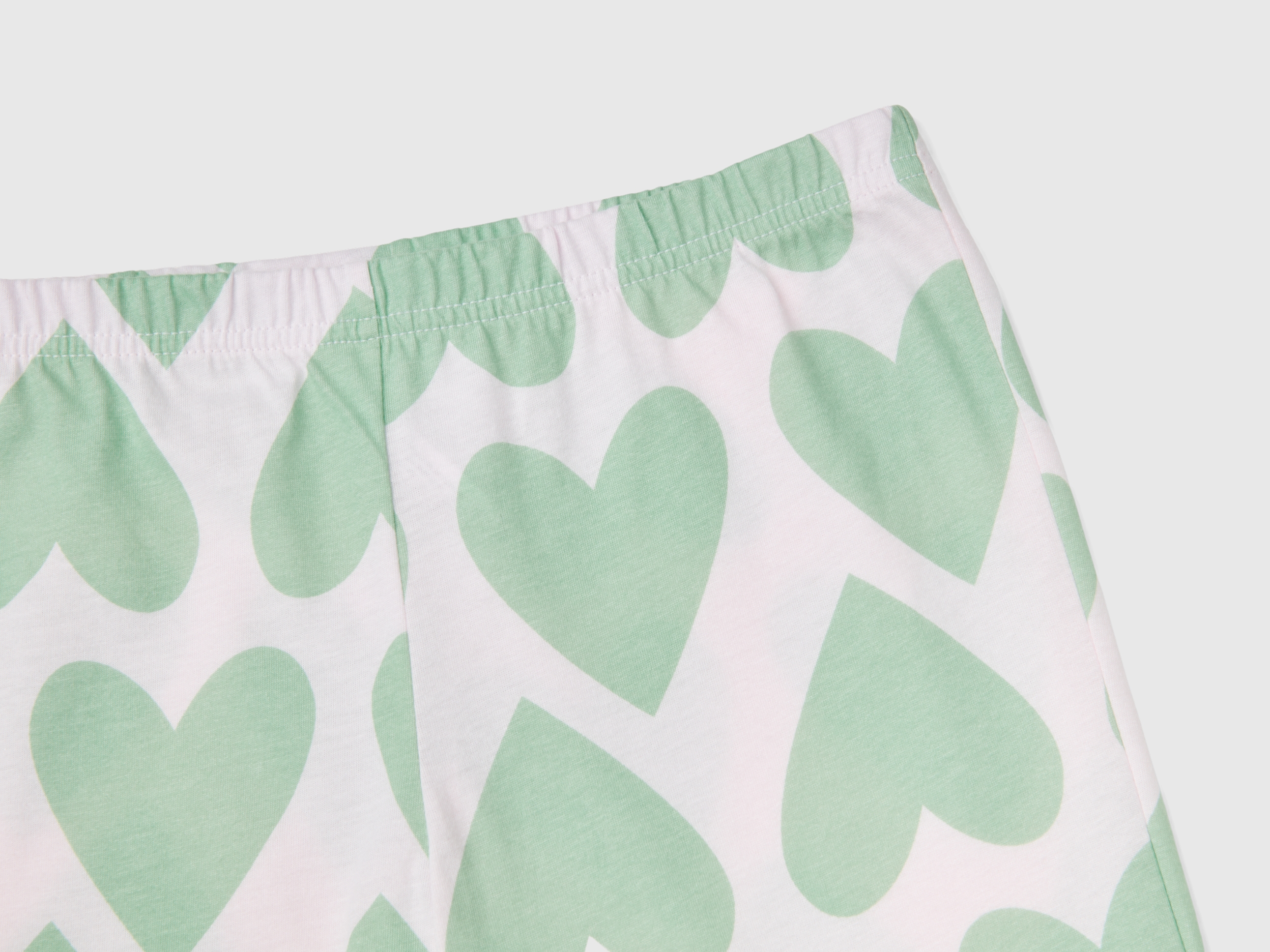 Pyjama à cœurs en coton à fibre longue – Image 3