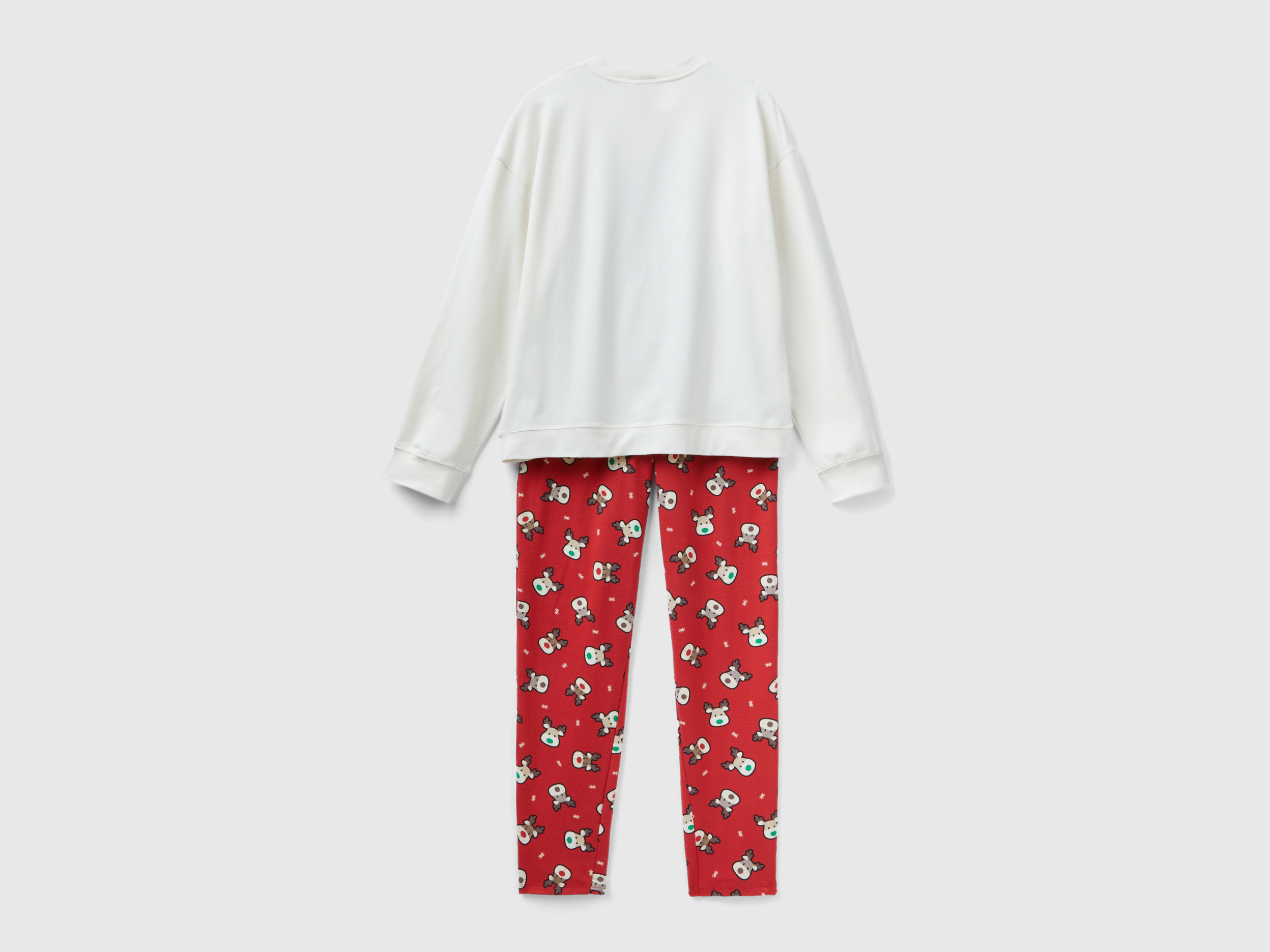 Pyjama chaud à imprimé rennes – Image 2
