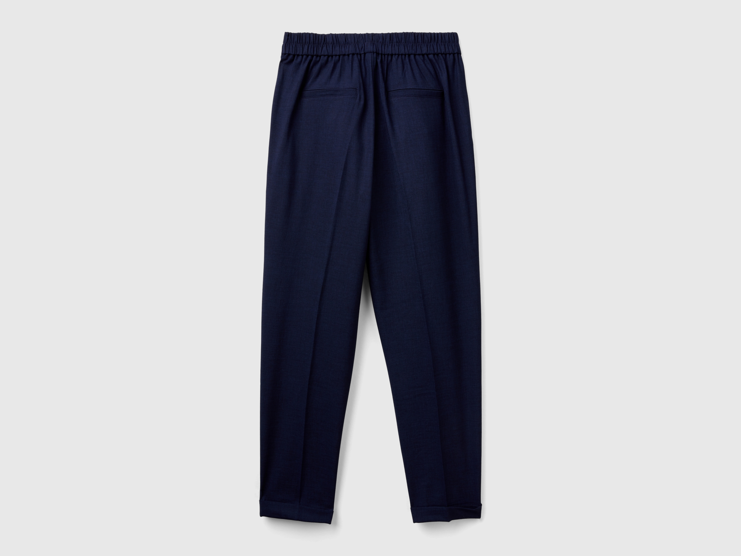 Pantalon à revers en viscose mélangée stretch – Image 2