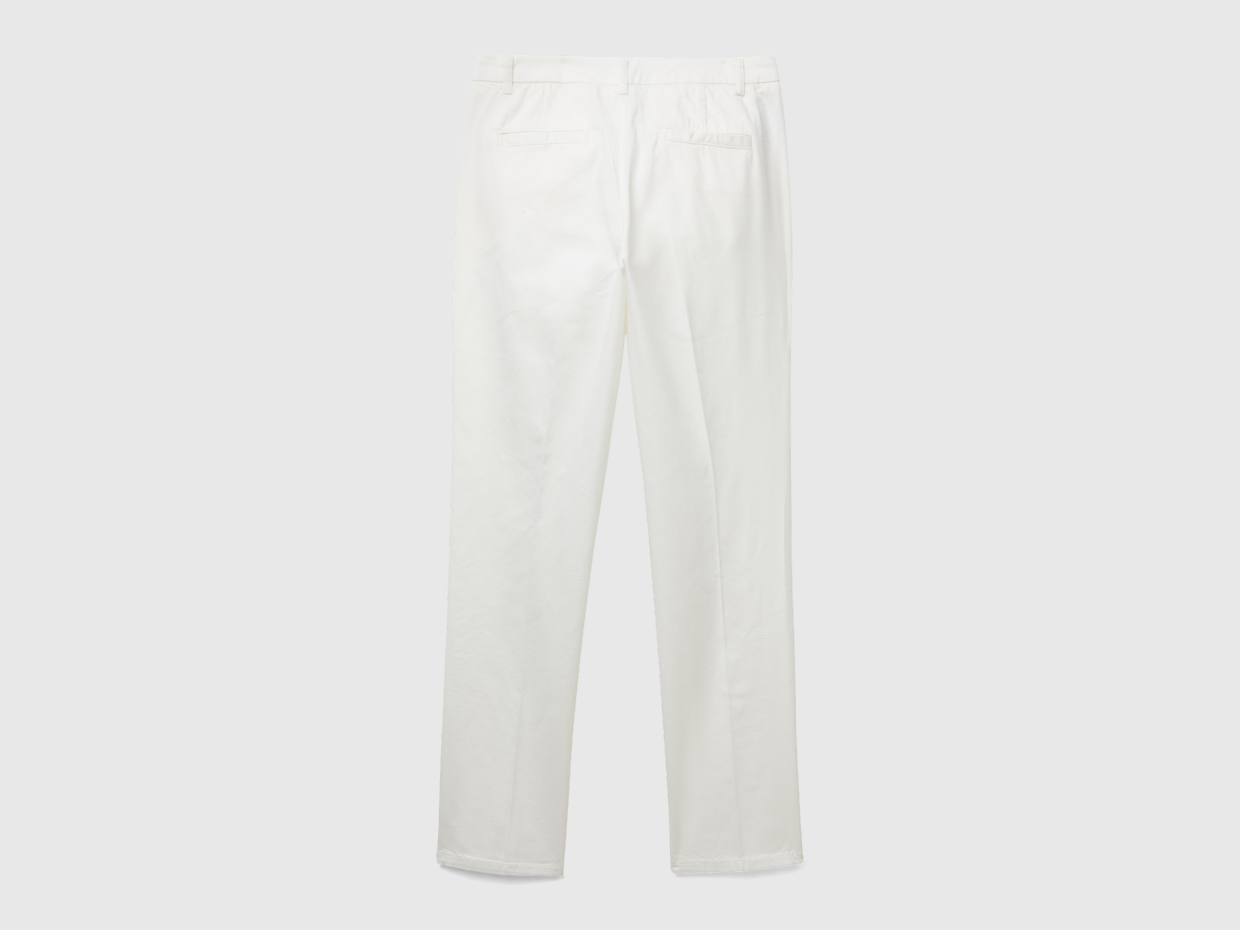 Chino slim crème en coton – Image 2
