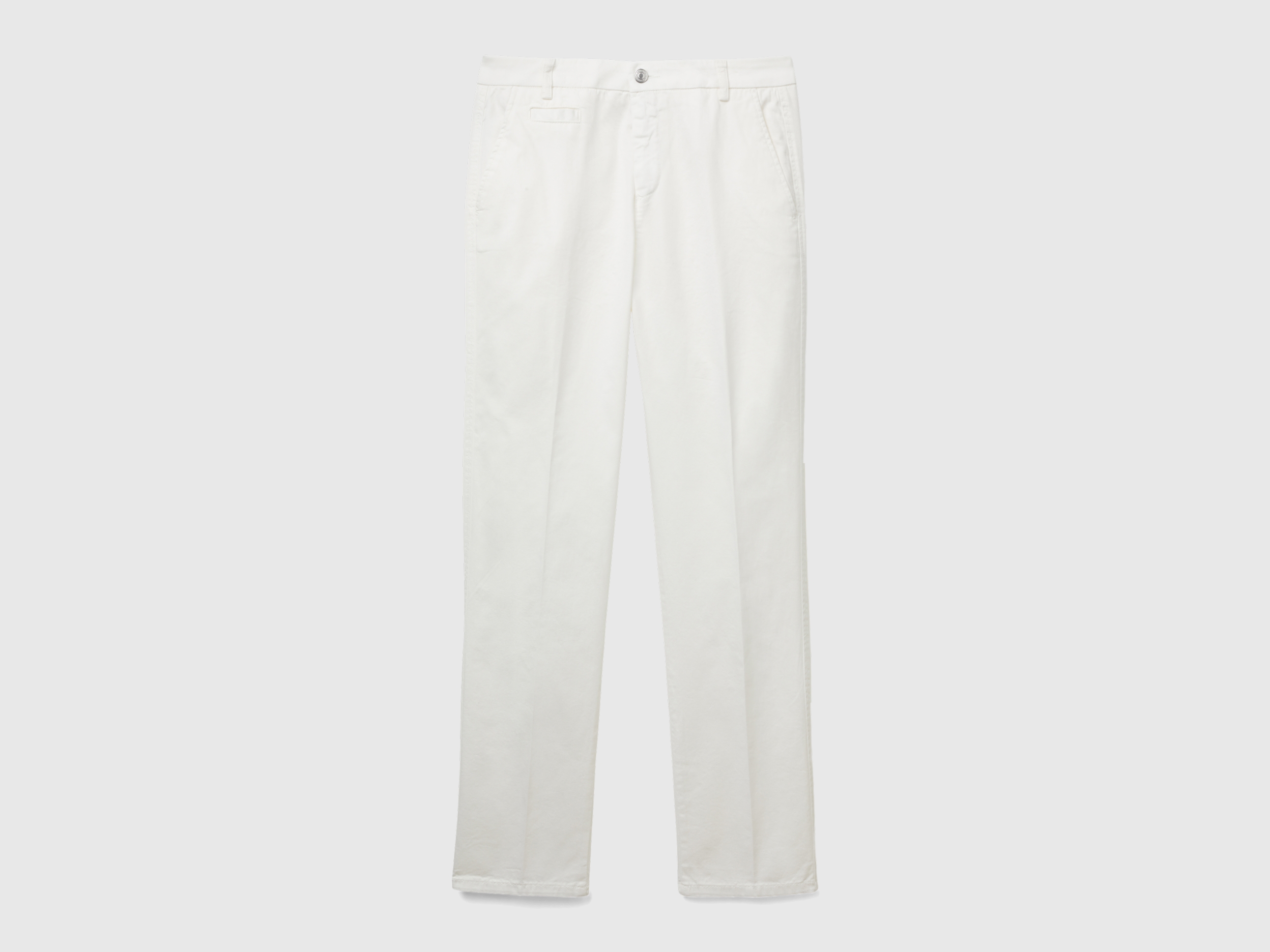 Chino slim crème en coton Chino slim crème en coton