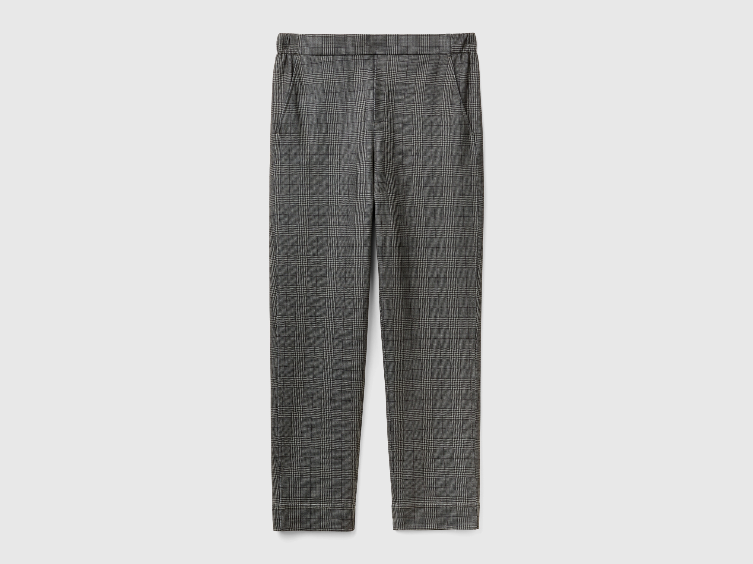 Pantalon de jogging gris foncé Prince de Galles Pantalon de jogging gris foncé Prince de Galles